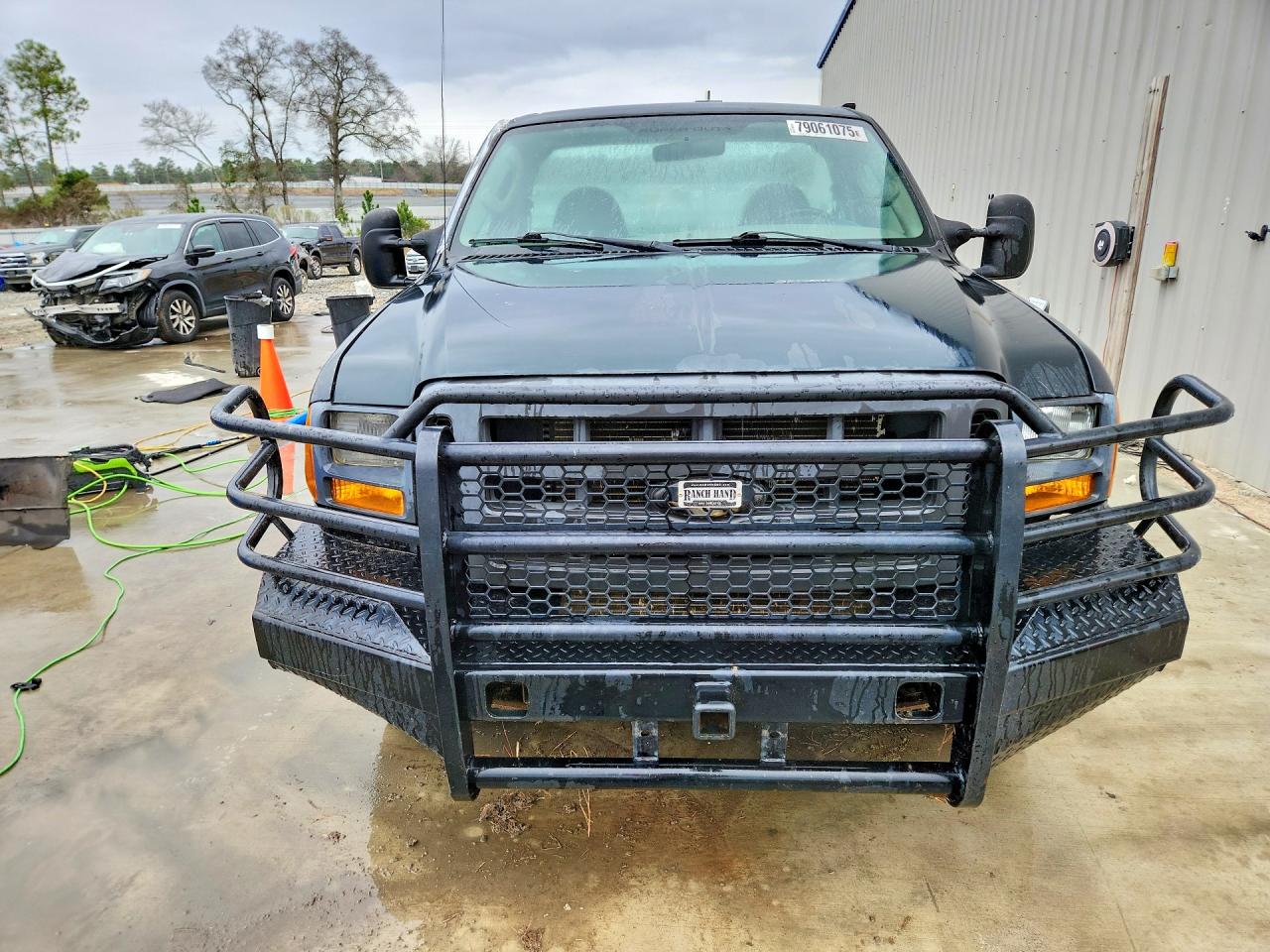 2005 Ford F250 Super Duty Green vin: 1FTSF21Y05EC71173