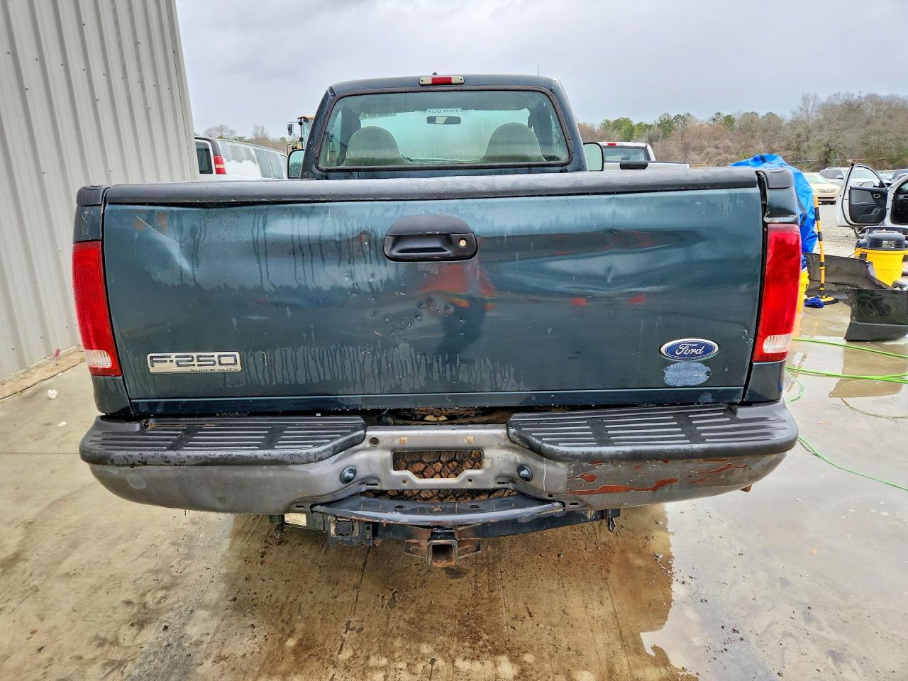 2005 Ford F250 Super Duty Green vin: 1FTSF21Y05EC71173