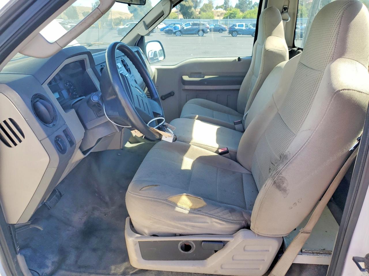 2008 Ford F350 Srw Super Duty White vin: 1FTSF30528EA63071
