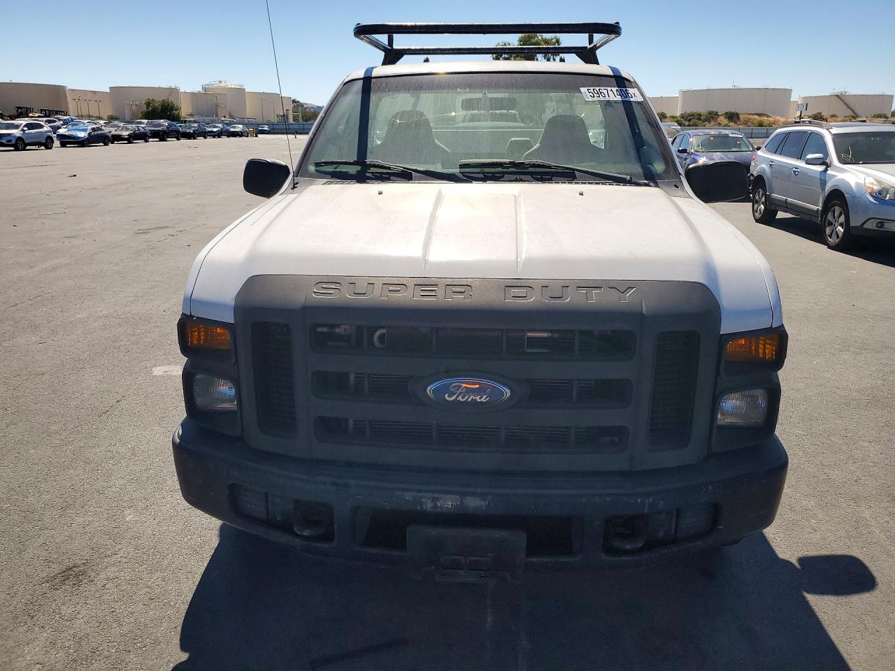 2008 Ford F350 Srw Super Duty White vin: 1FTSF30528EA63071