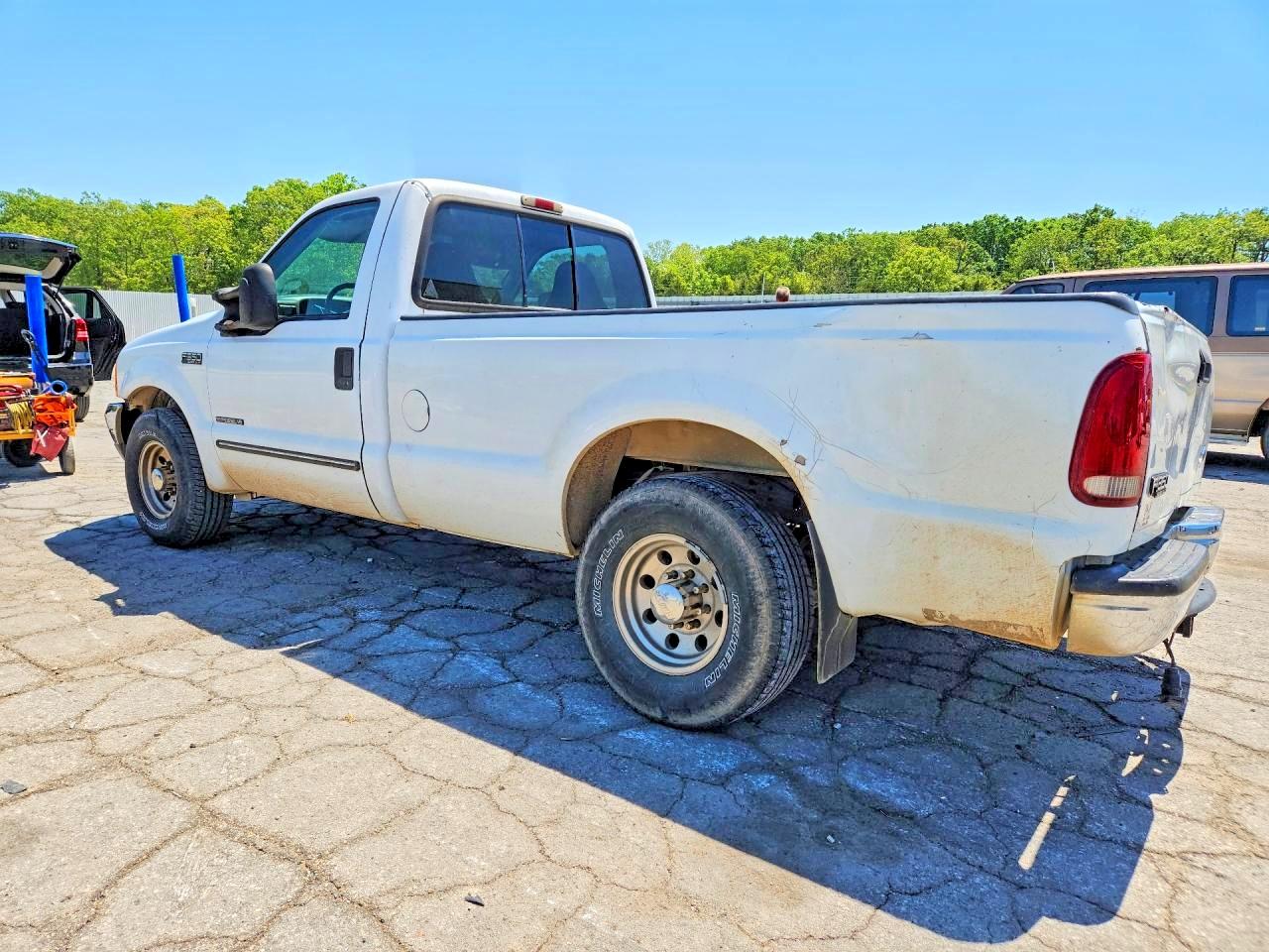 2000 Ford F350 Srw Super Duty White vin: 1FTSF30F5YED96499