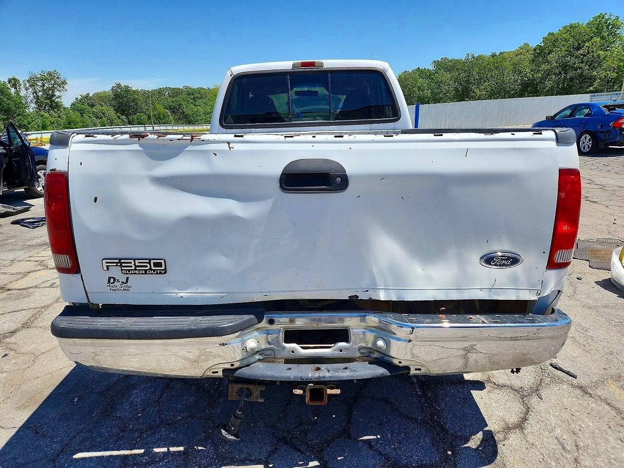 2000 Ford F350 Srw Super Duty White vin: 1FTSF30F5YED96499