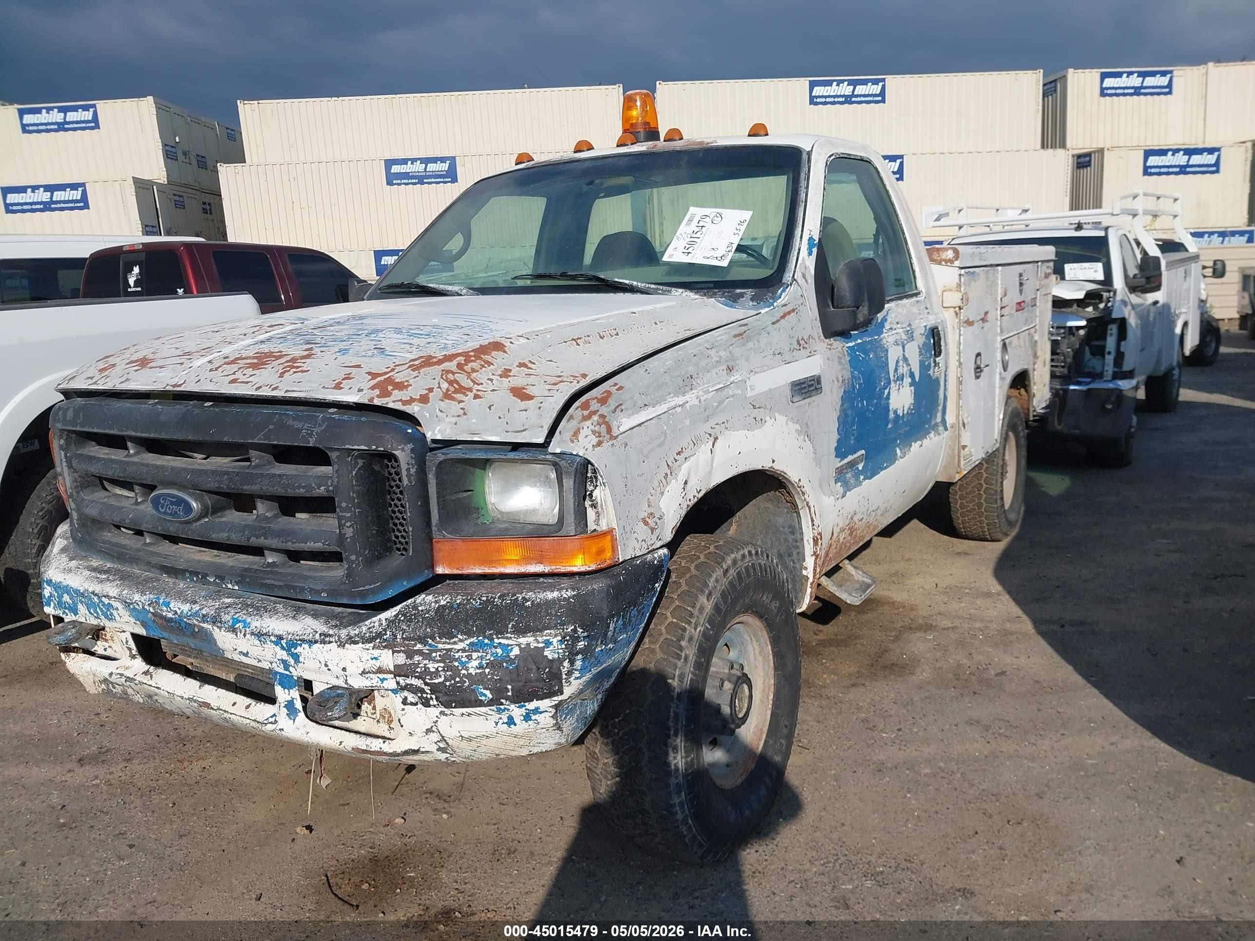 1999 Ford F-350 Lariat/xl/xlt Белый vin: 1FTSF31F1XEC88426