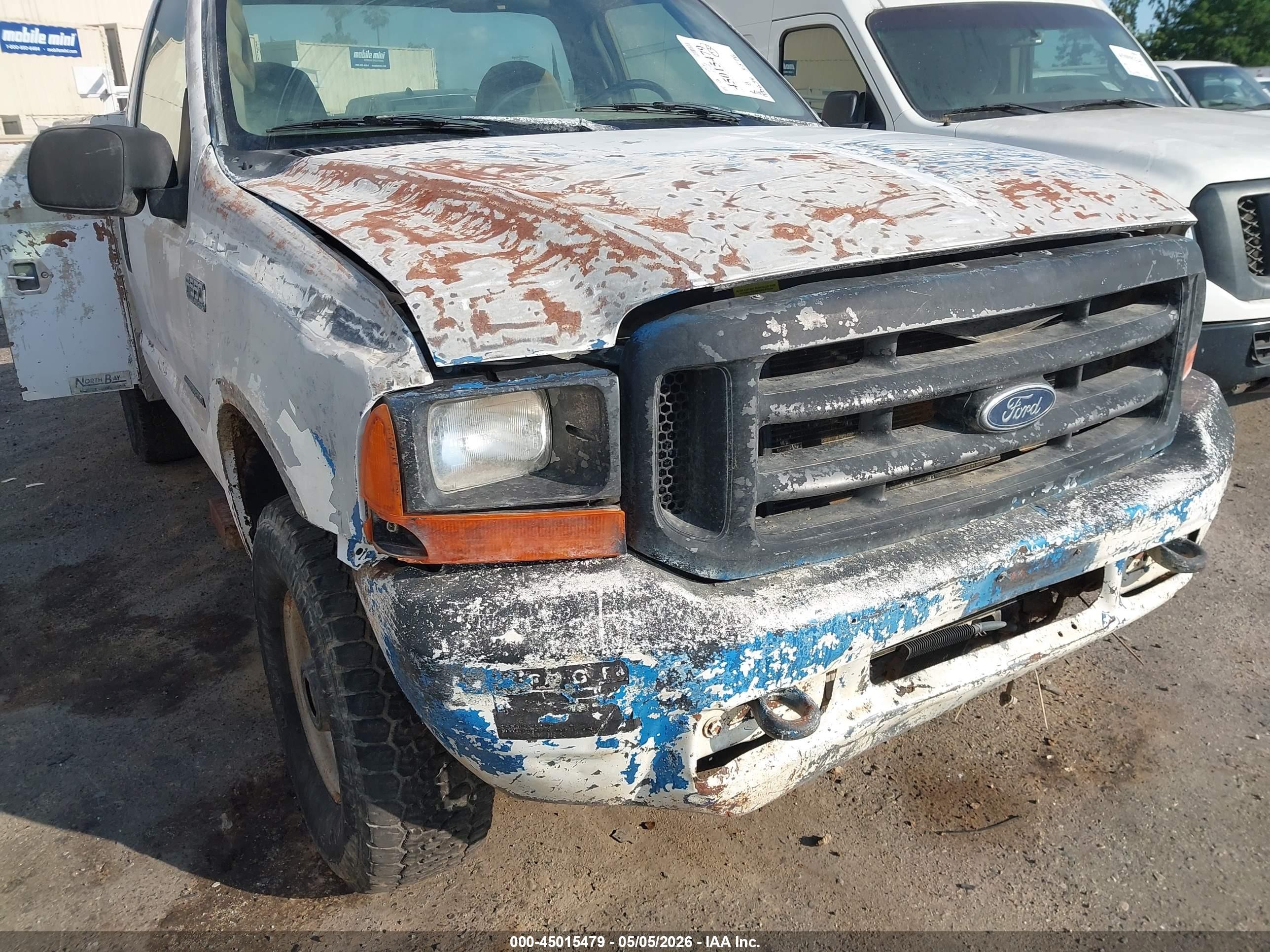 1999 Ford F-350 Lariat/xl/xlt Белый vin: 1FTSF31F1XEC88426