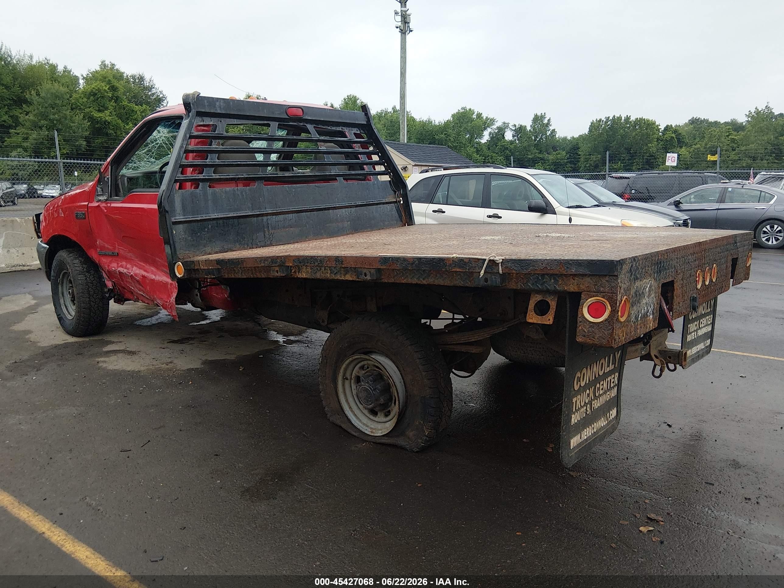2001 Ford F-350 Xl/xlt Red vin: 1FTSF31F31EC05277