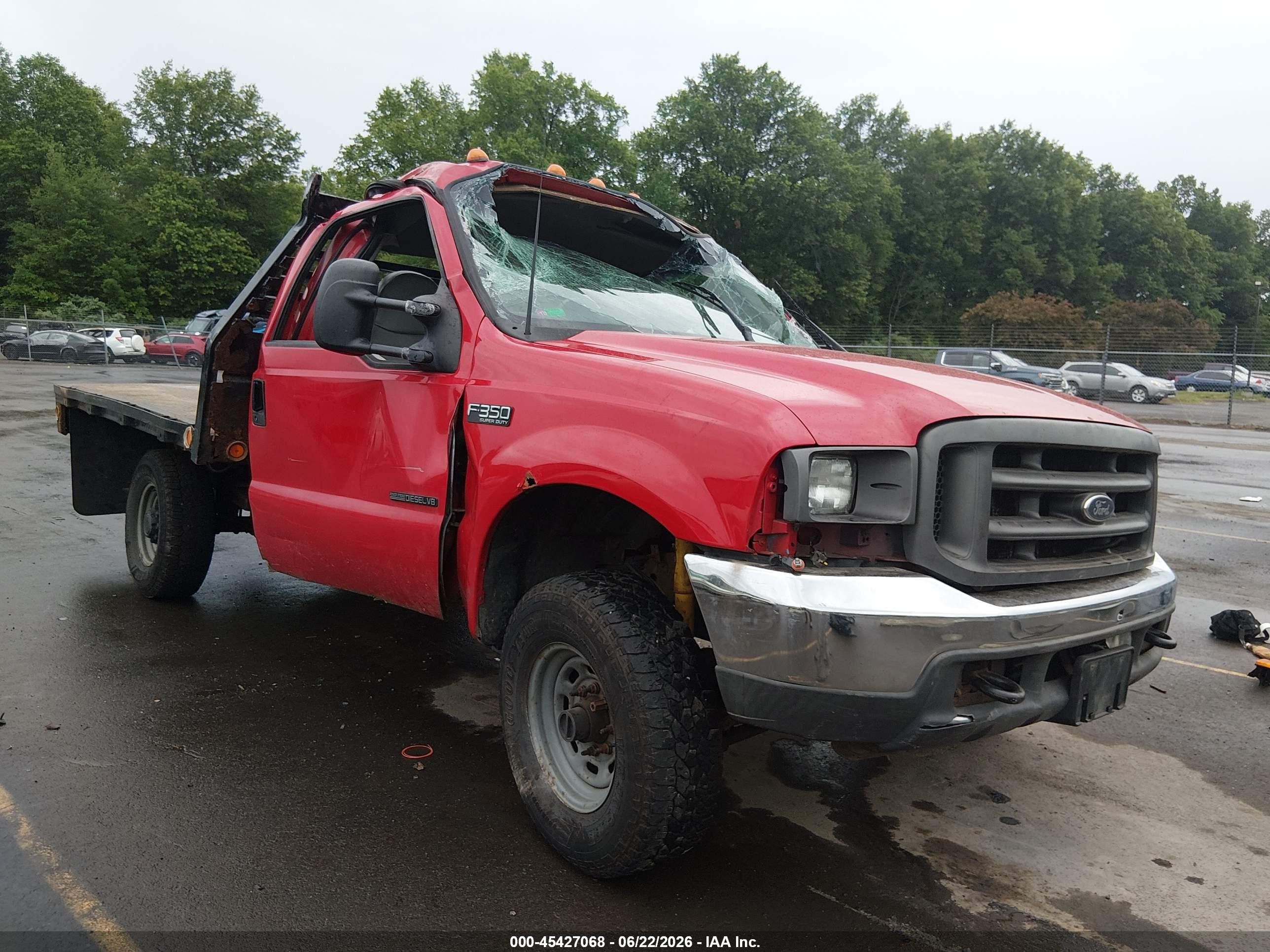 2001 Ford F-350 Xl/xlt Red vin: 1FTSF31F31EC05277