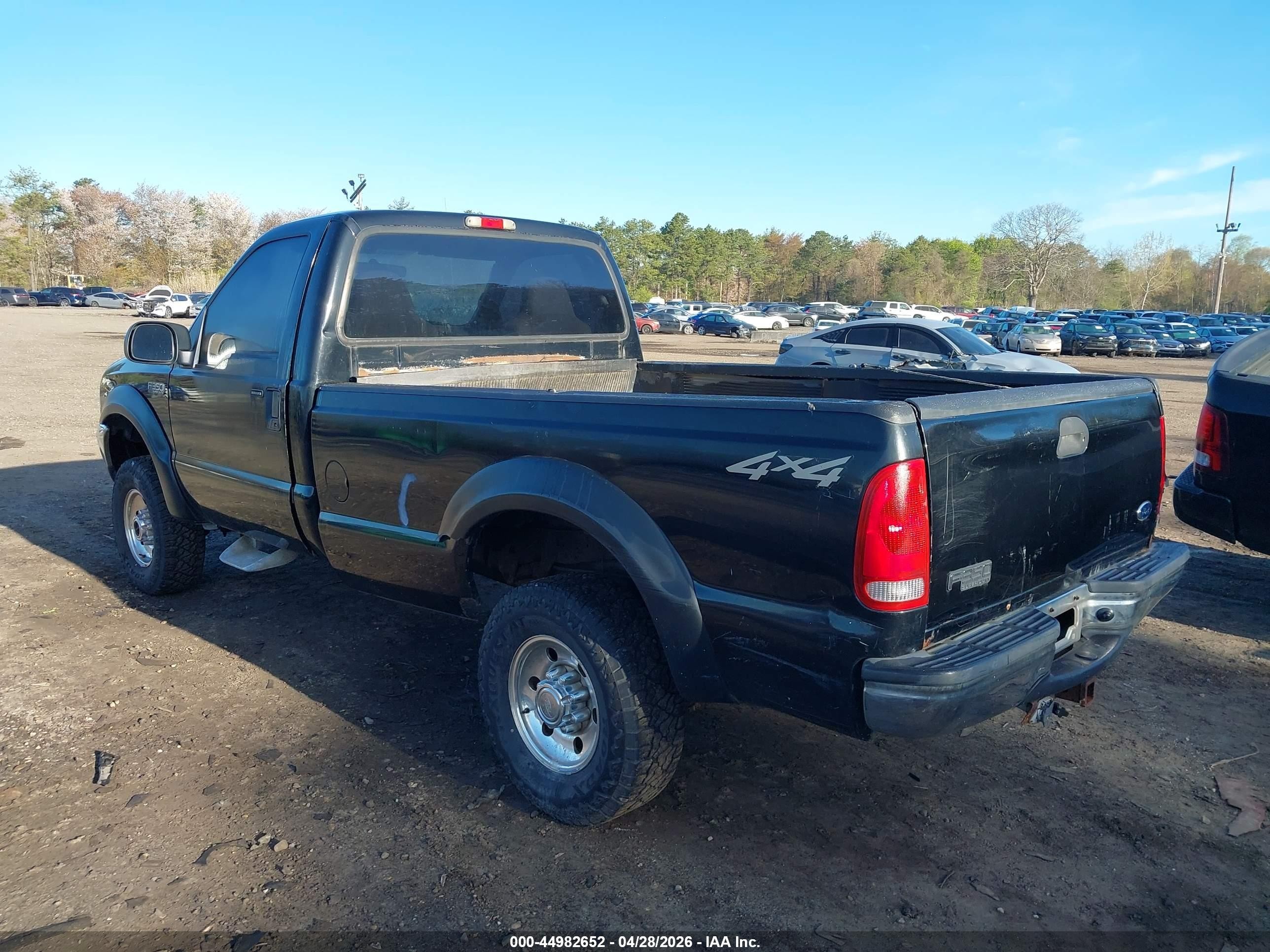 2004 Ford F-350 Xl/xlt Black vin: 1FTSF31L34EC52853