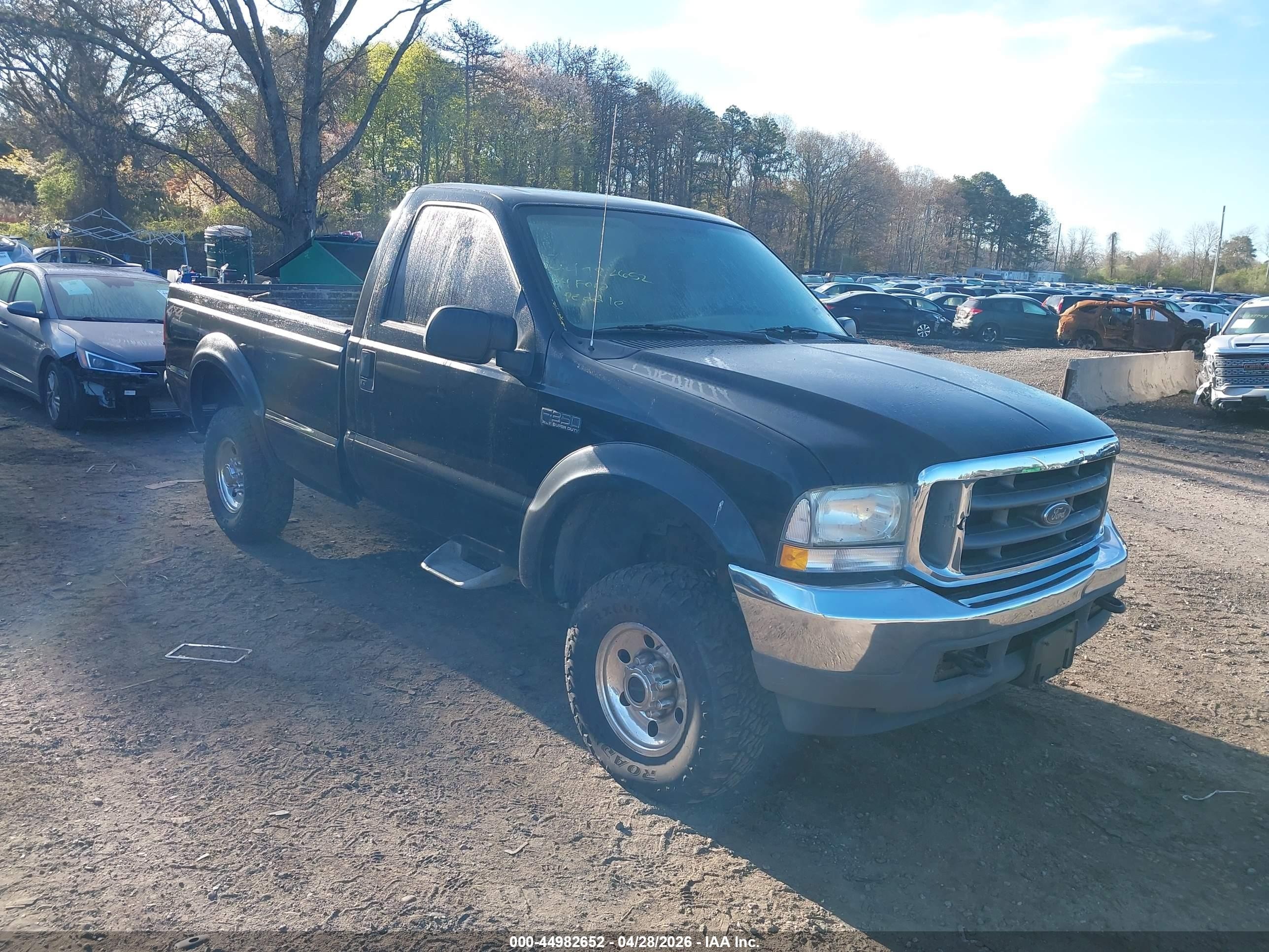 2004 Ford F-350 Xl/xlt Black vin: 1FTSF31L34EC52853