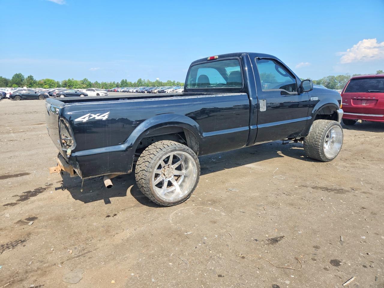 2003 Ford F350 Srw Super Duty Black vin: 1FTSF31L43ED66214