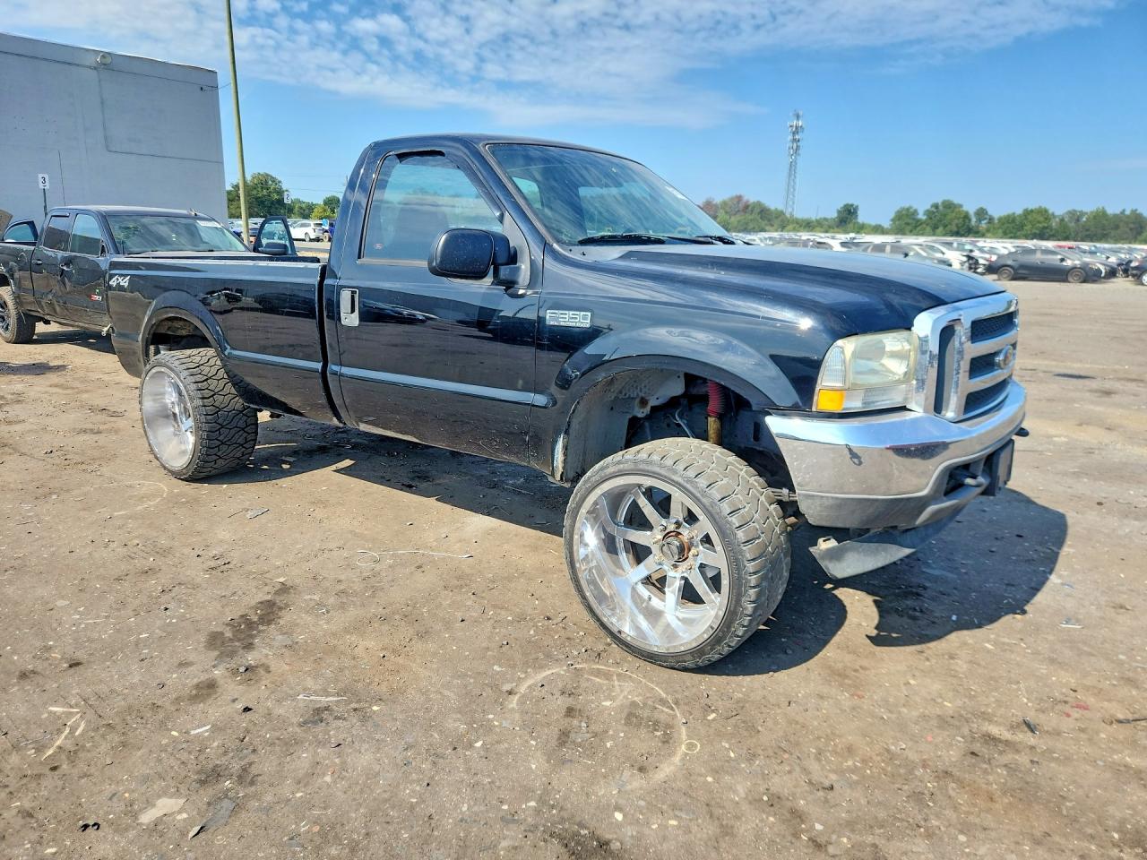2003 Ford F350 Srw Super Duty Black vin: 1FTSF31L43ED66214