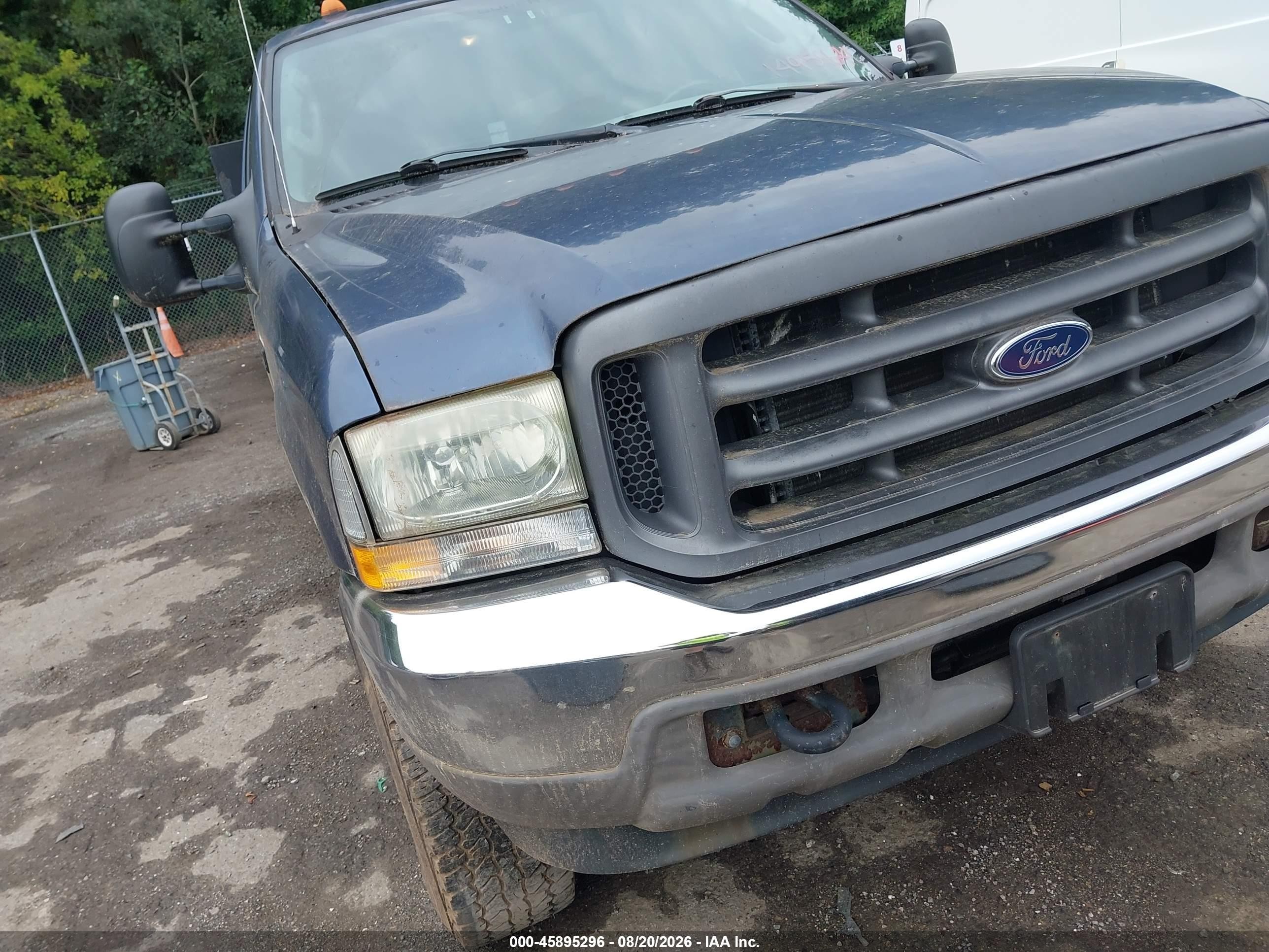 2004 Ford F-350 Xl/xlt Blue vin: 1FTSF31L64EA68538