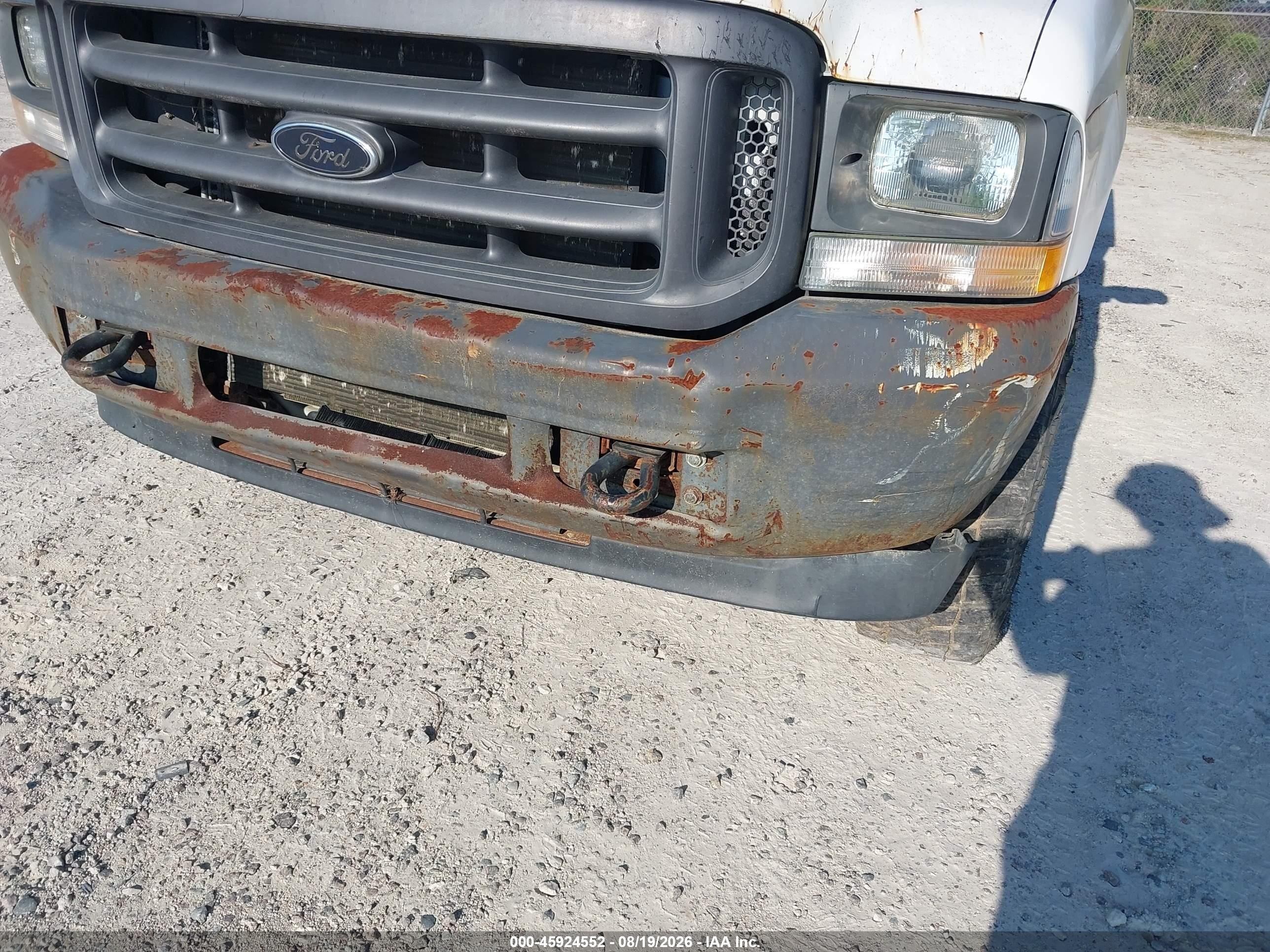 2003 Ford F-350 Xl/xlt White vin: 1FTSF31L73ED58589