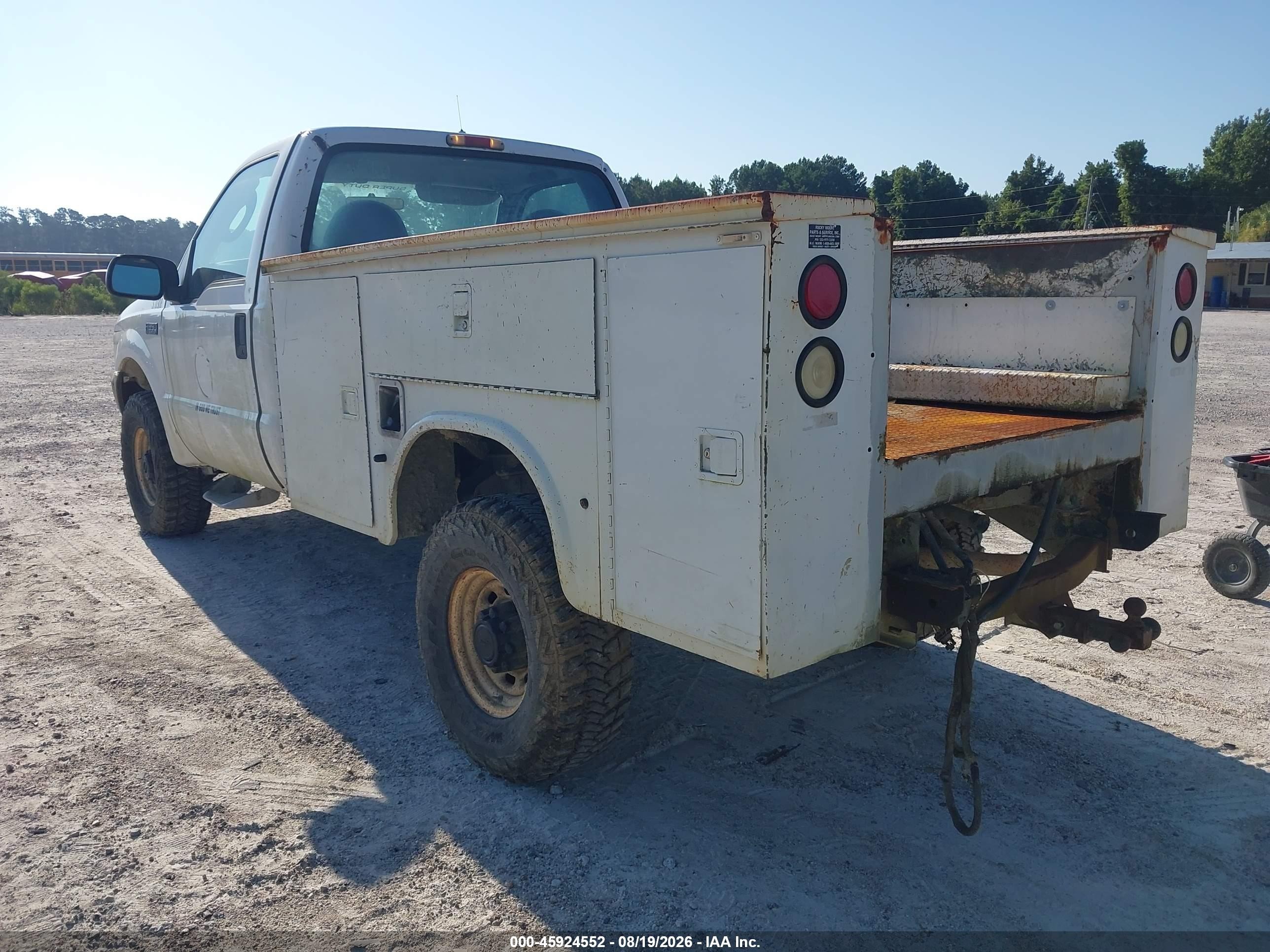 2003 Ford F-350 Xl/xlt White vin: 1FTSF31L73ED58589