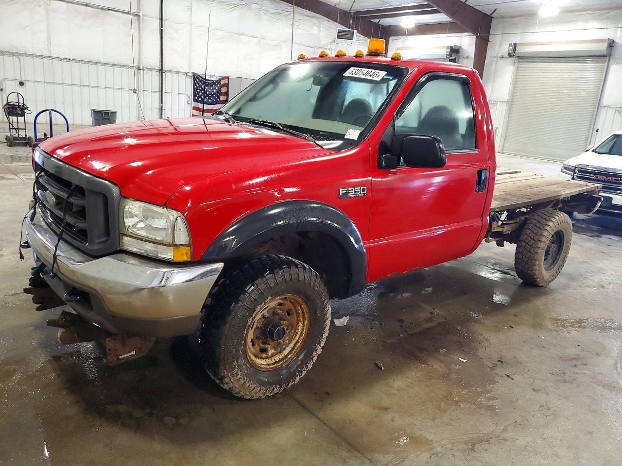 2004 Ford F350 Srw Super Duty Red vin: 1FTSF31P64EC52803