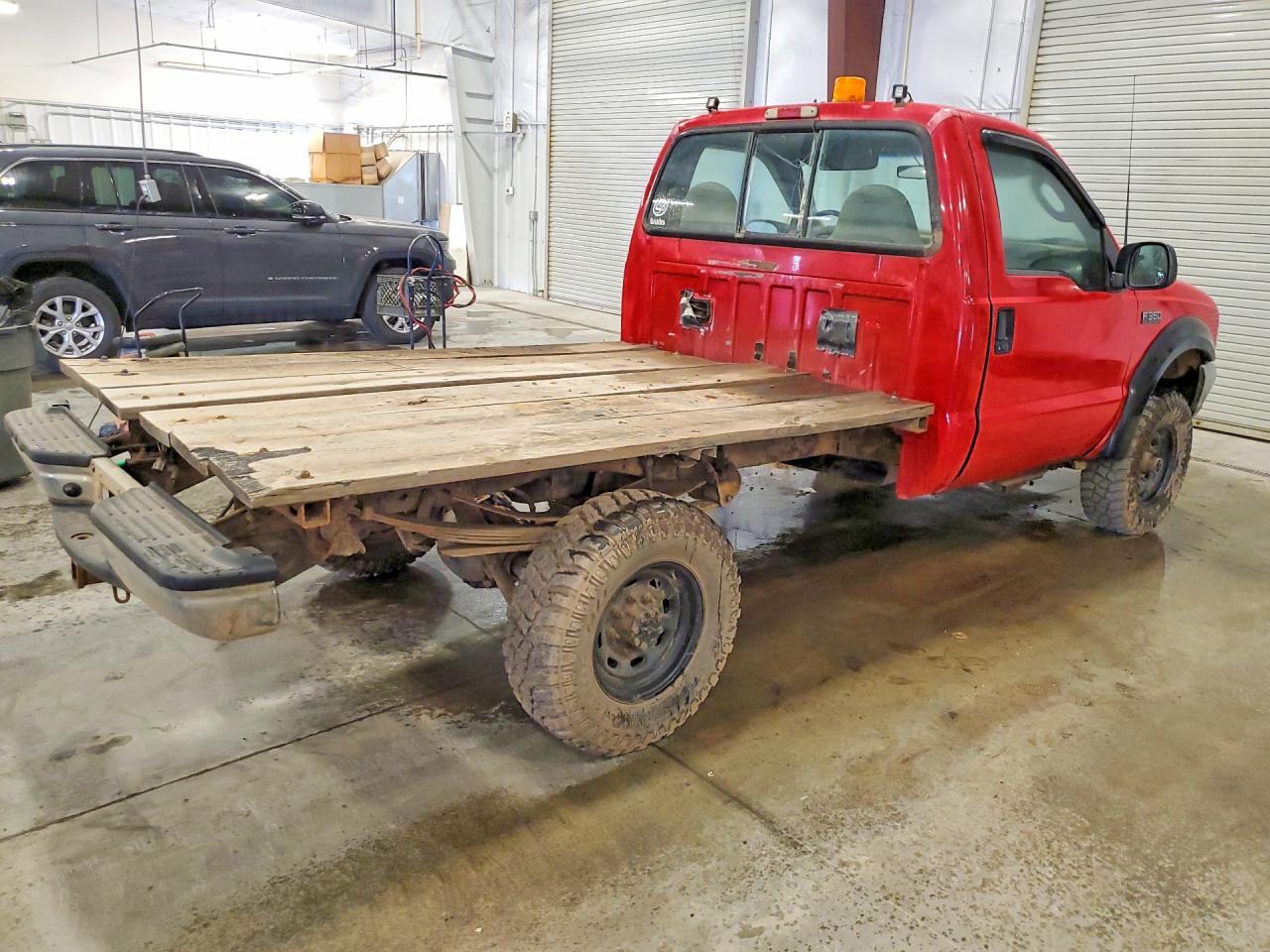 2004 Ford F350 Srw Super Duty Red vin: 1FTSF31P64EC52803