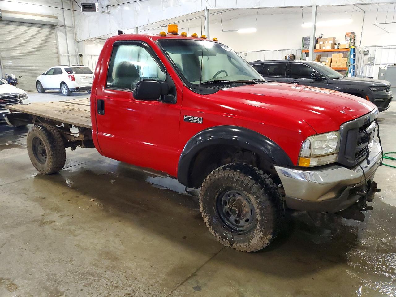 2004 Ford F350 Srw Super Duty Red vin: 1FTSF31P64EC52803