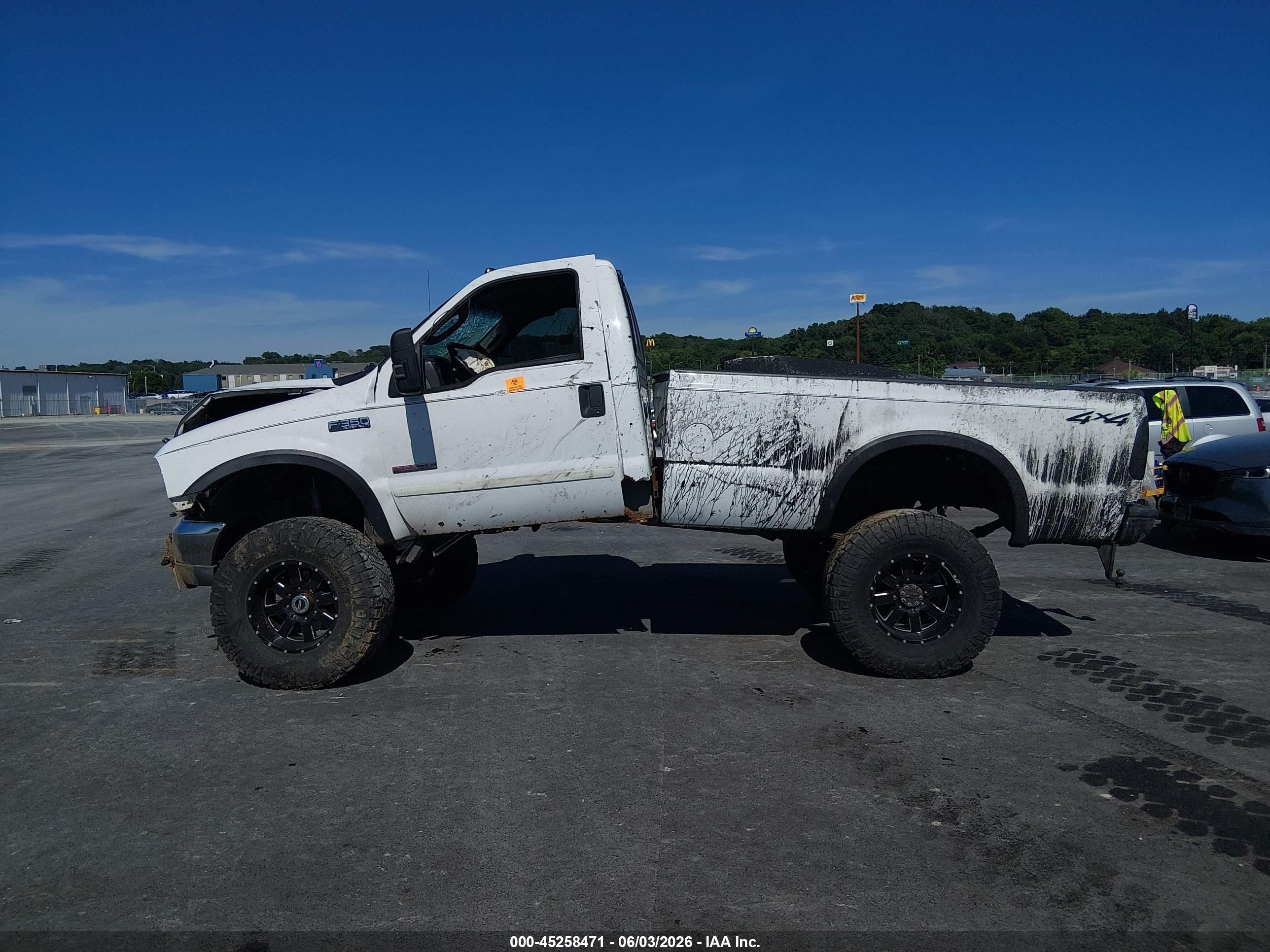 2003 Ford F-350 Xl/xlt White vin: 1FTSF31PX3EC01819