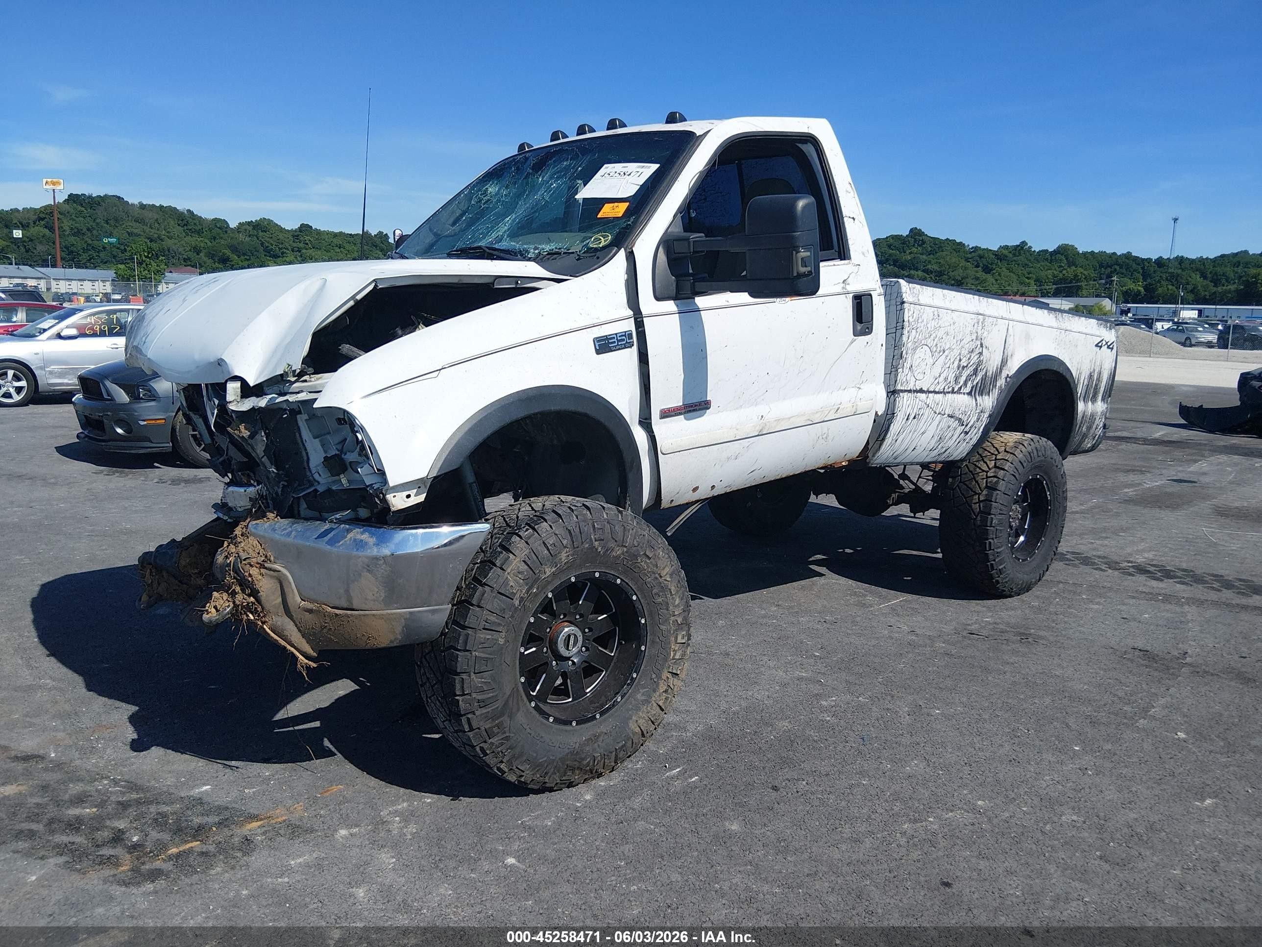 2003 Ford F-350 Xl/xlt White vin: 1FTSF31PX3EC01819