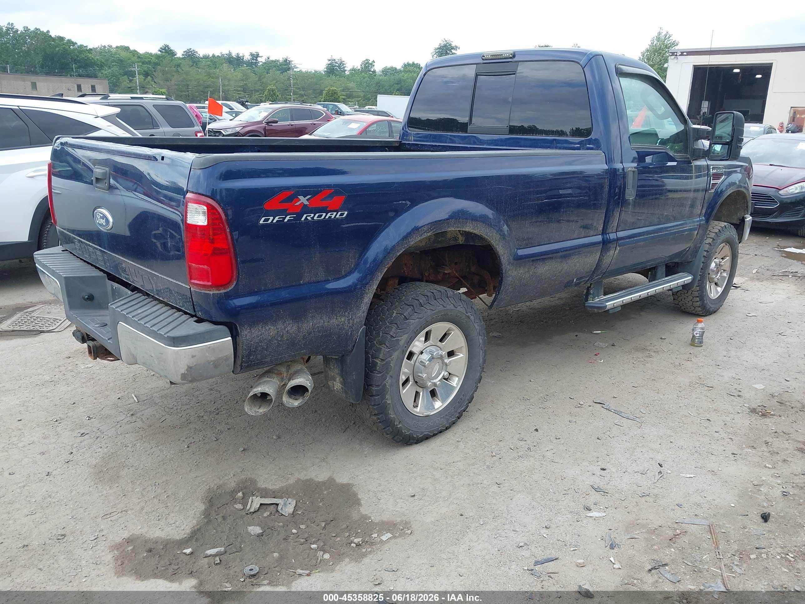 2008 Ford F-350 Xl/xlt Dark Blue vin: 1FTSF31R88EE37622