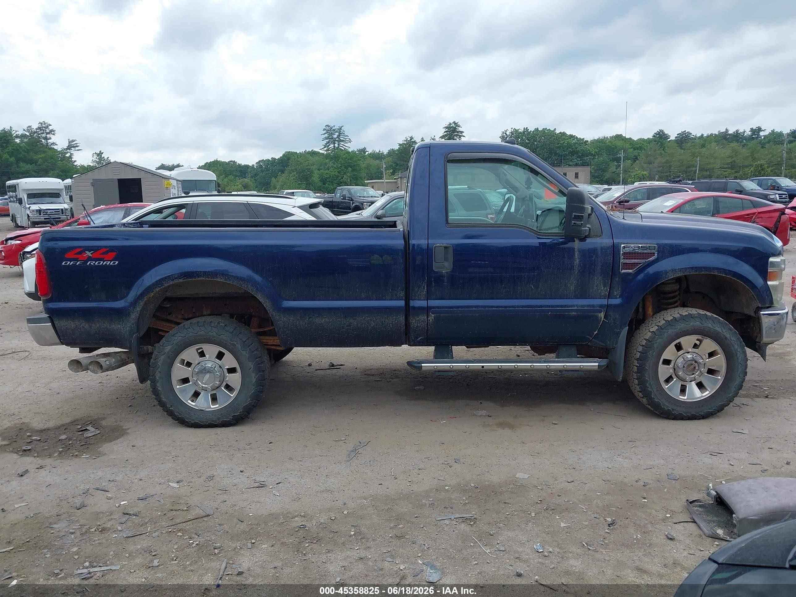 2008 Ford F-350 Xl/xlt Dark Blue vin: 1FTSF31R88EE37622