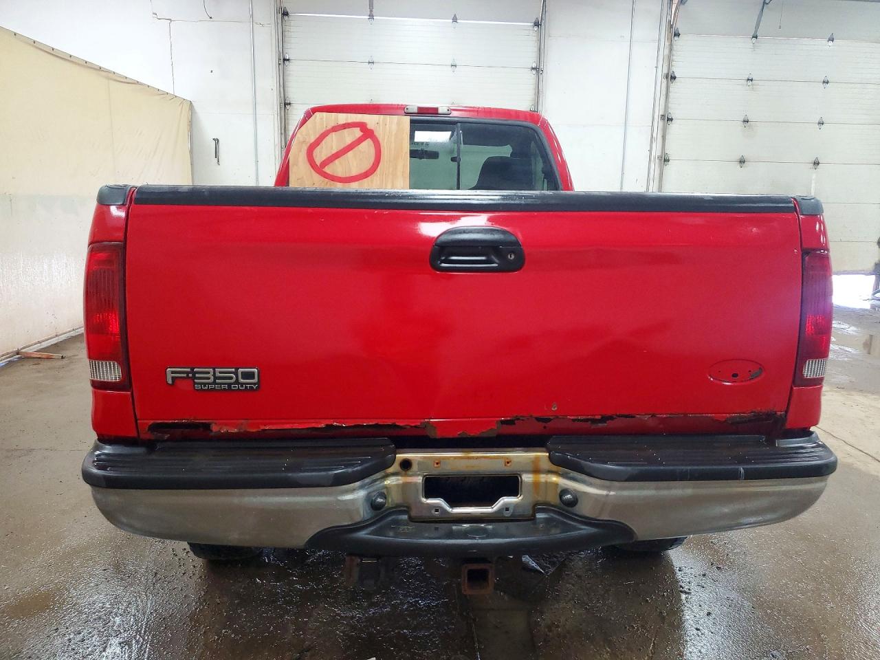 2004 Ford F350 Srw Super Duty Red vin: 1FTSF31S34EA23113