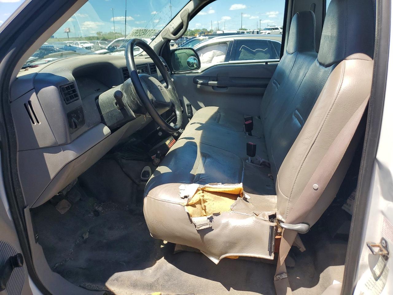 2001 Ford F350 Srw Super Duty White vin: 1FTSF31S81EA49363
