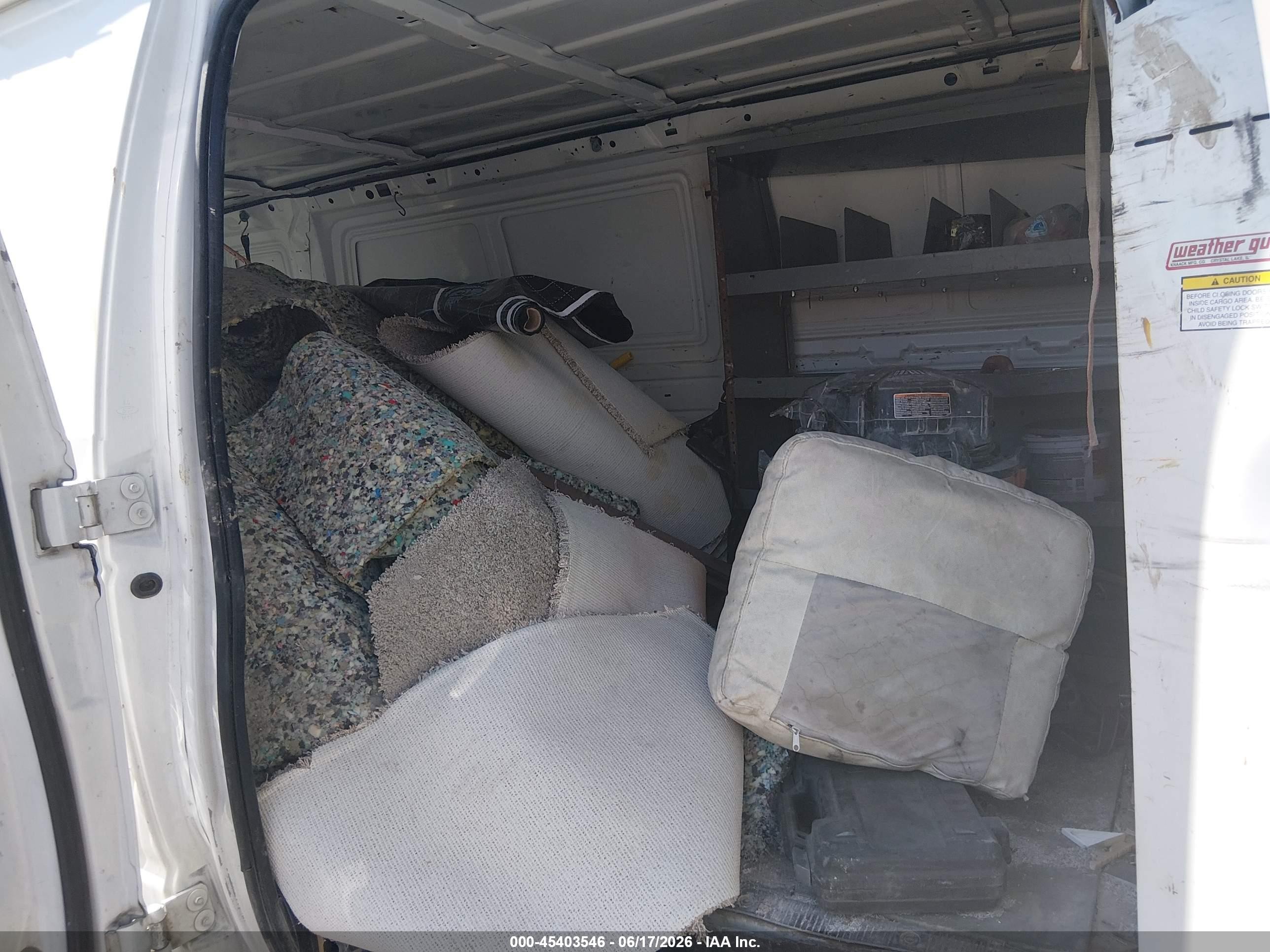 2002 Ford E-350 Super Duty Commercial/recreational White vin: 1FTSS34L02HB32219