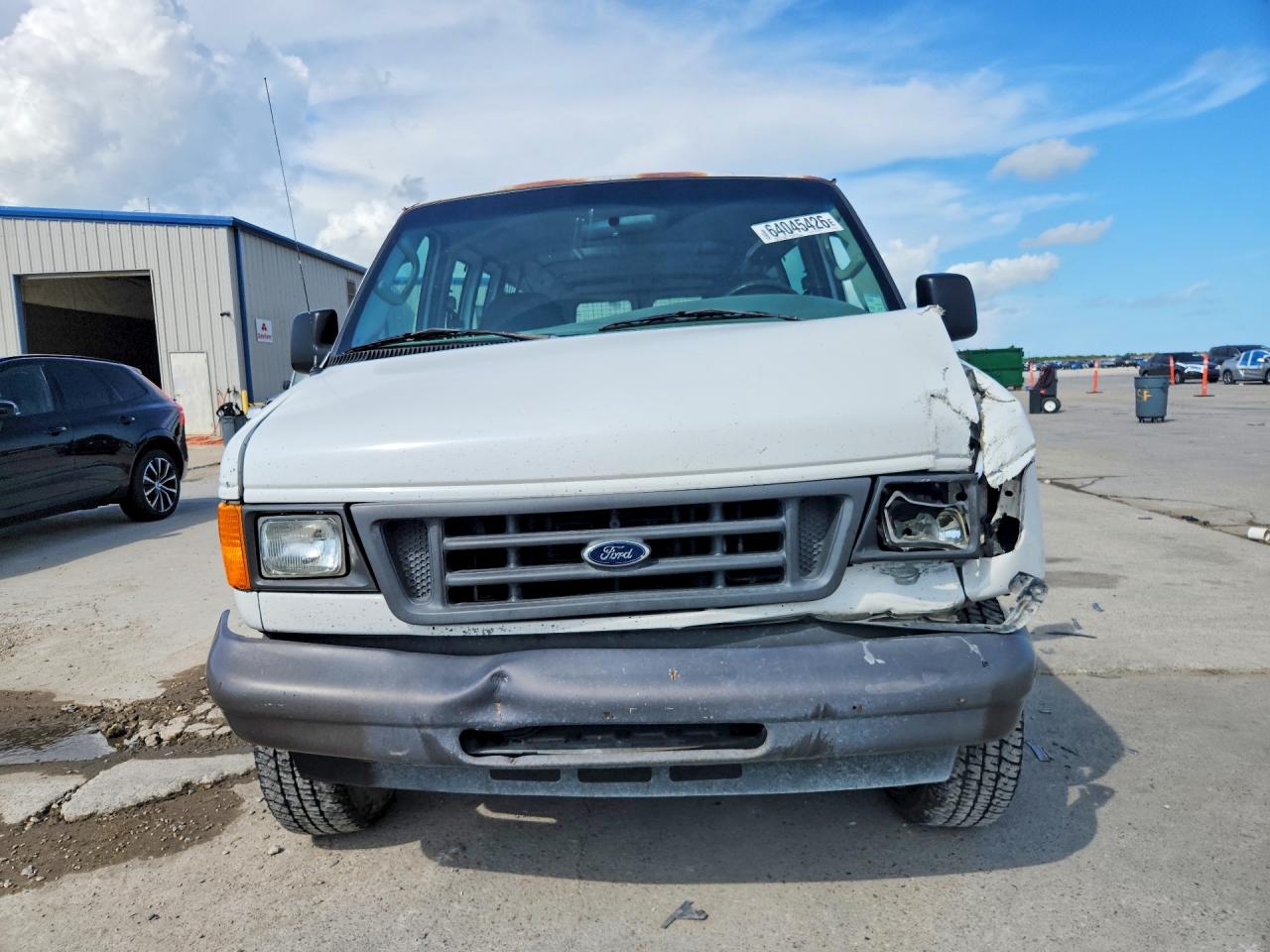 2006 Ford Econoline E350 Super Duty Van White vin: 1FTSS34L36HB45178
