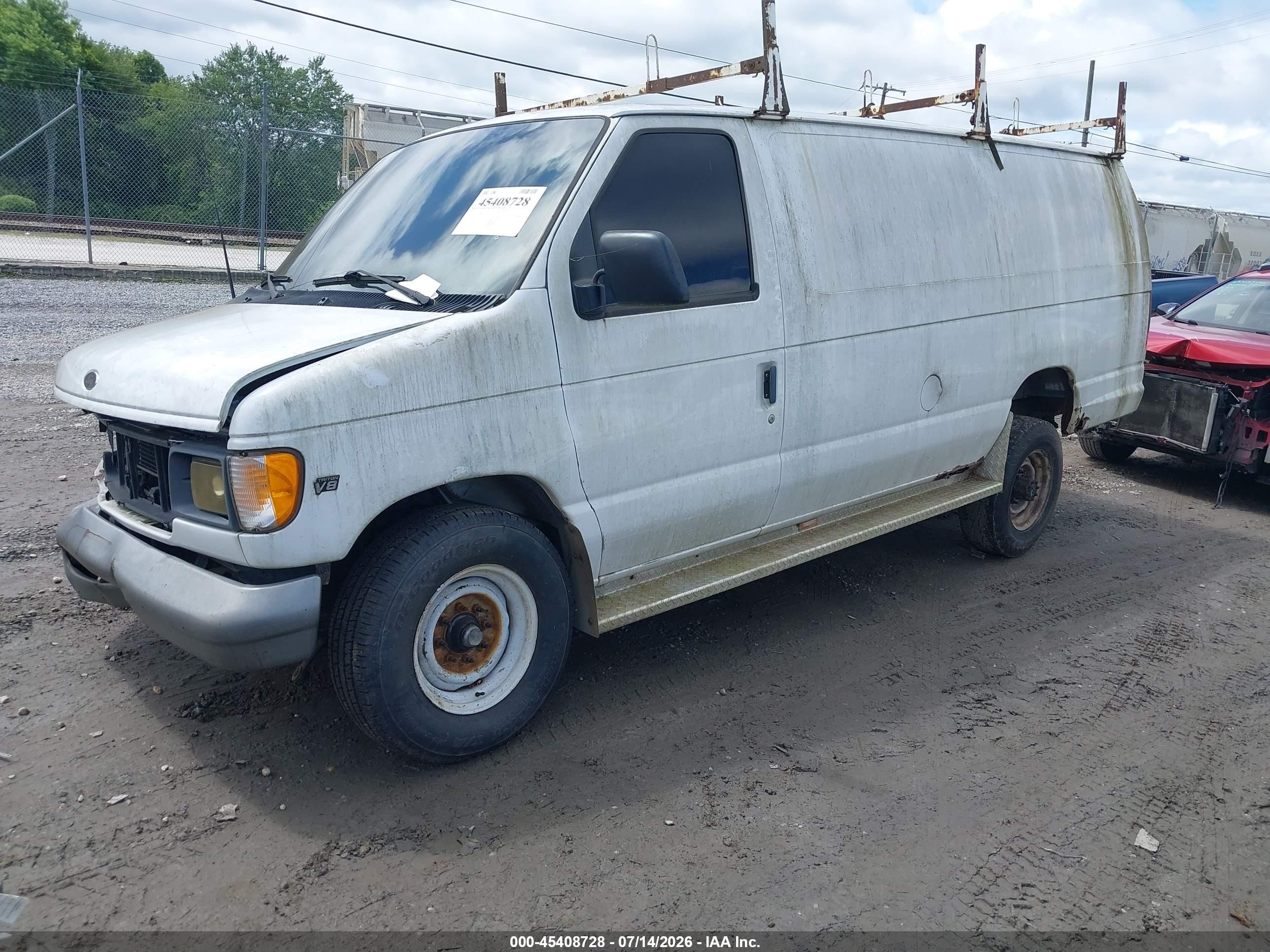 2000 Ford E-350 Super Duty Commercial/recreational White vin: 1FTSS34L5YHB98161