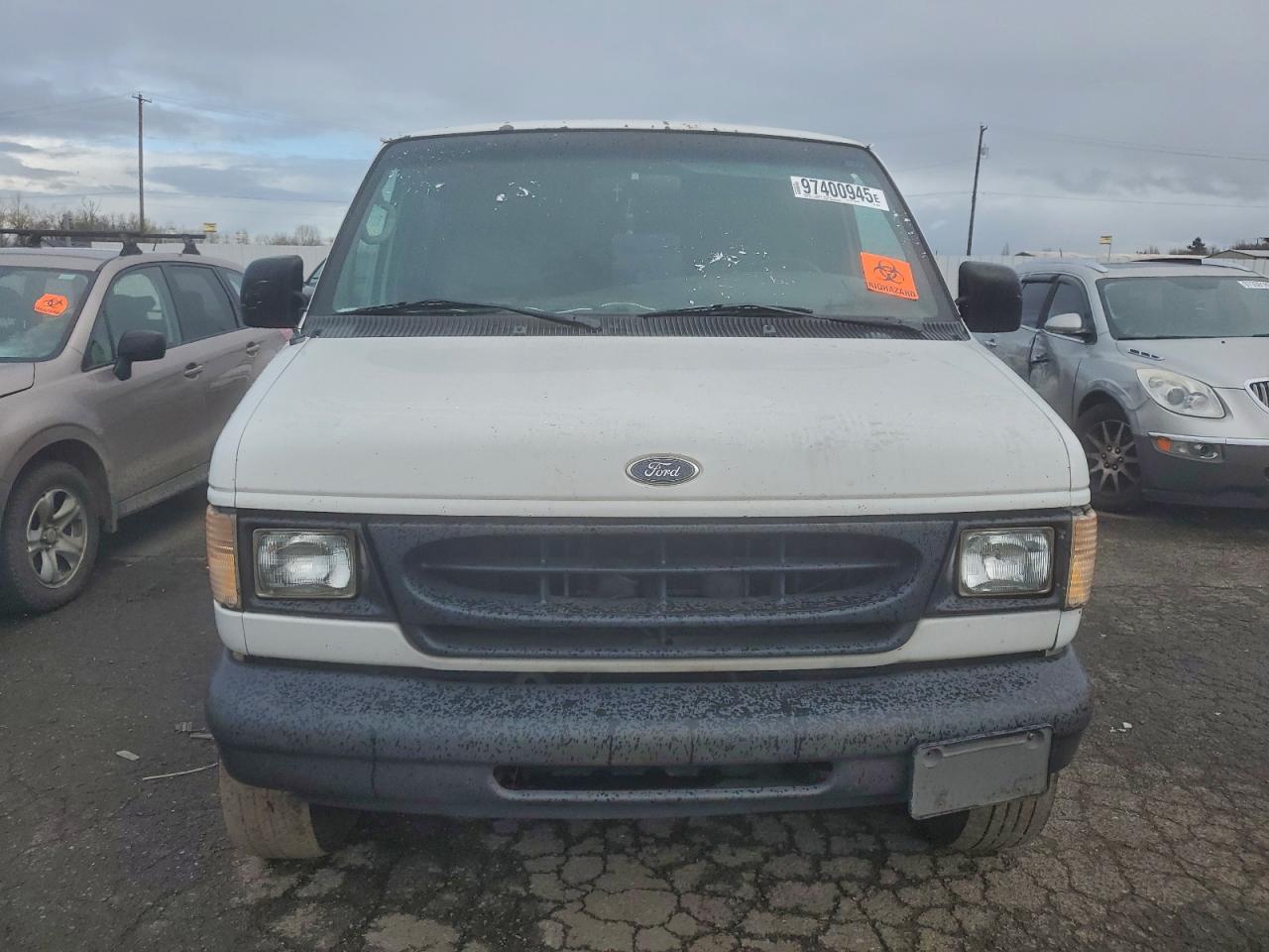 2001 Ford Econoline E350 Super Duty Van Белый vin: 1FTSS34L61HA50073
