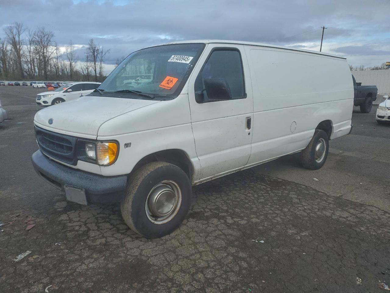 2001 Ford Econoline E350 Super Duty Van Белый vin: 1FTSS34L61HA50073
