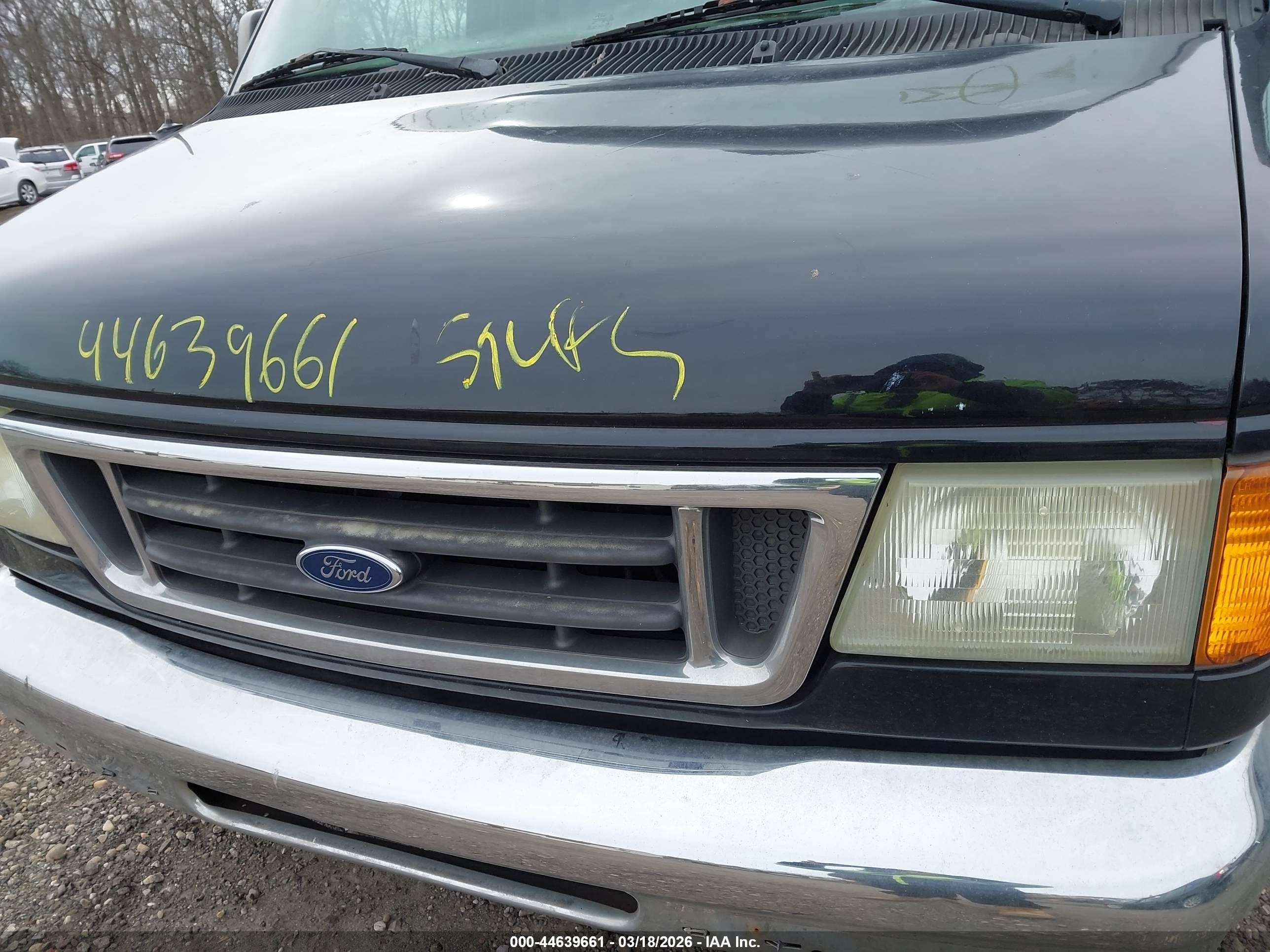 2005 Ford E-350 Super Duty Commercial/recreational Black vin: 1FTSS34L65HA78509