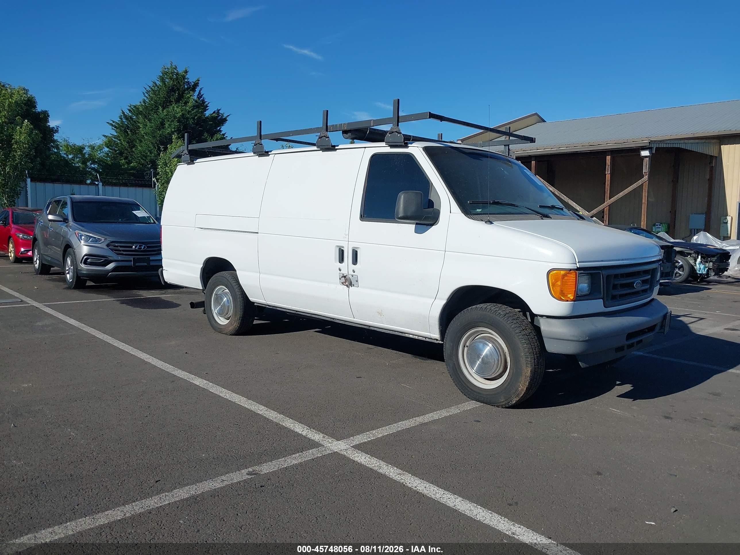 2006 Ford E-350 Super Duty Commercial/recreational White vin: 1FTSS34P56DB00866