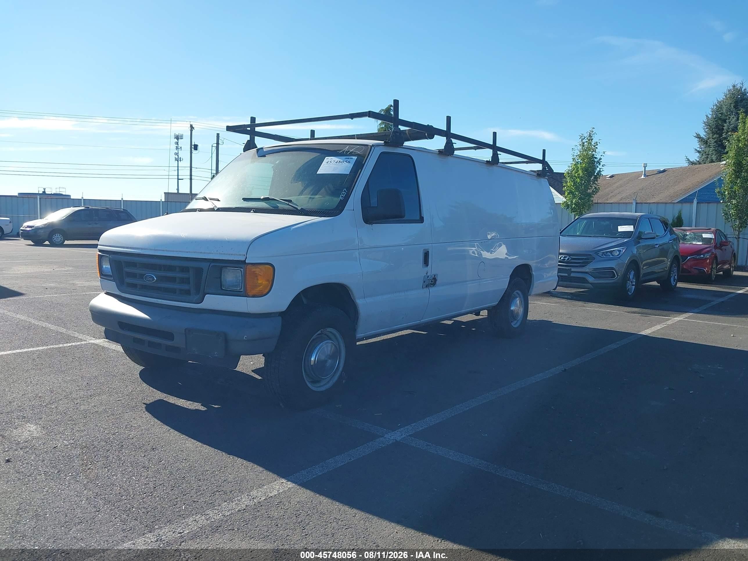 2006 Ford E-350 Super Duty Commercial/recreational White vin: 1FTSS34P56DB00866