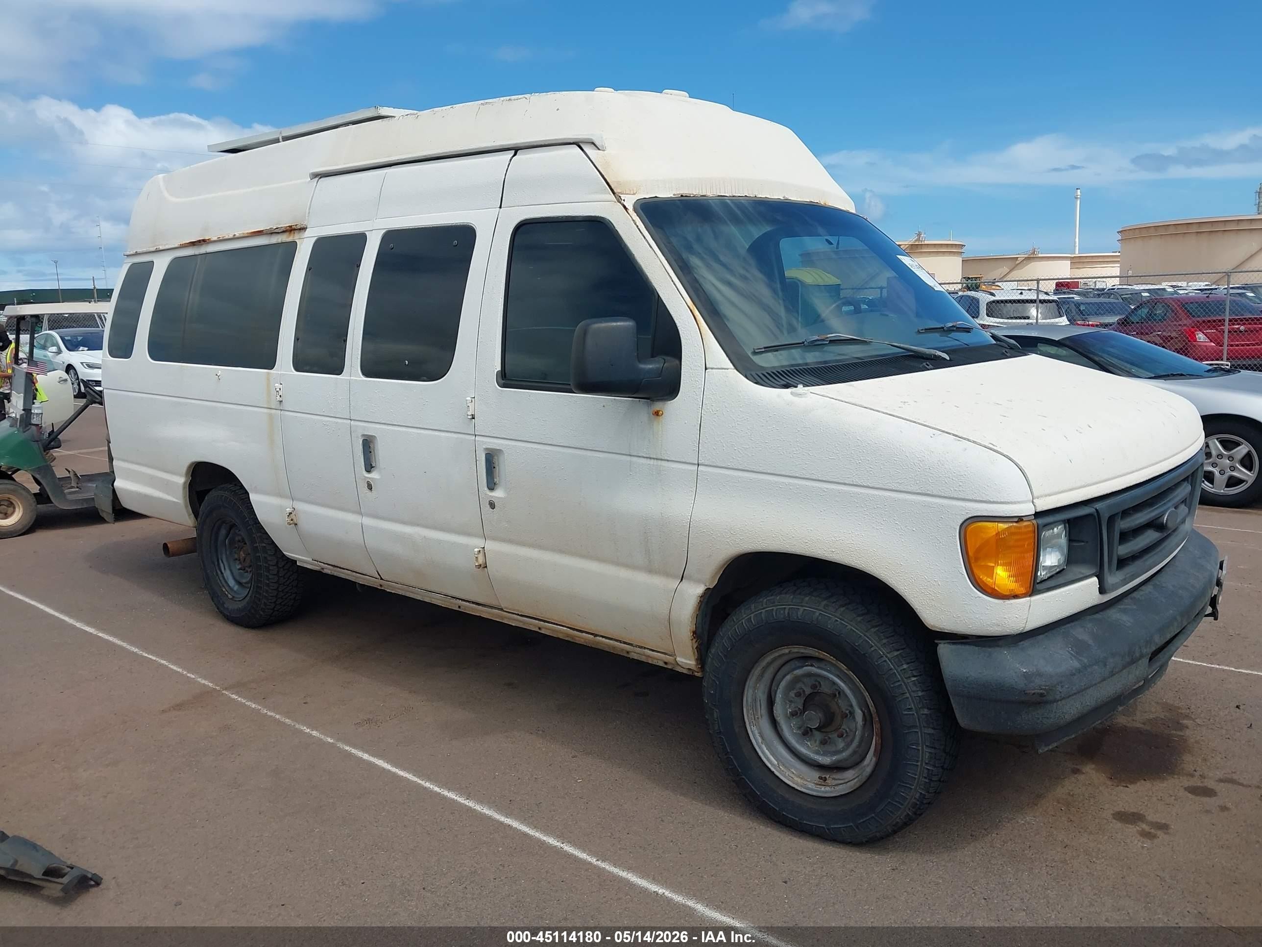2004 Ford E-350 Super Duty Commercial/recreational Белый vin: 1FTSS34P84HA83518