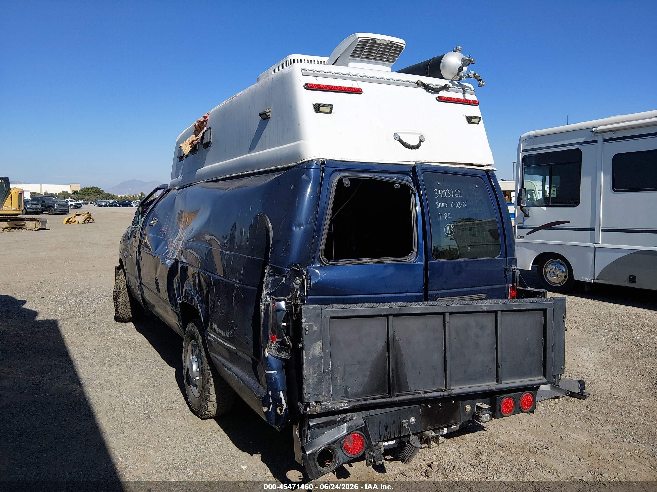 2009 Ford E-350 Super Duty Commercial Blue vin: 1FTSS34P99DA07143