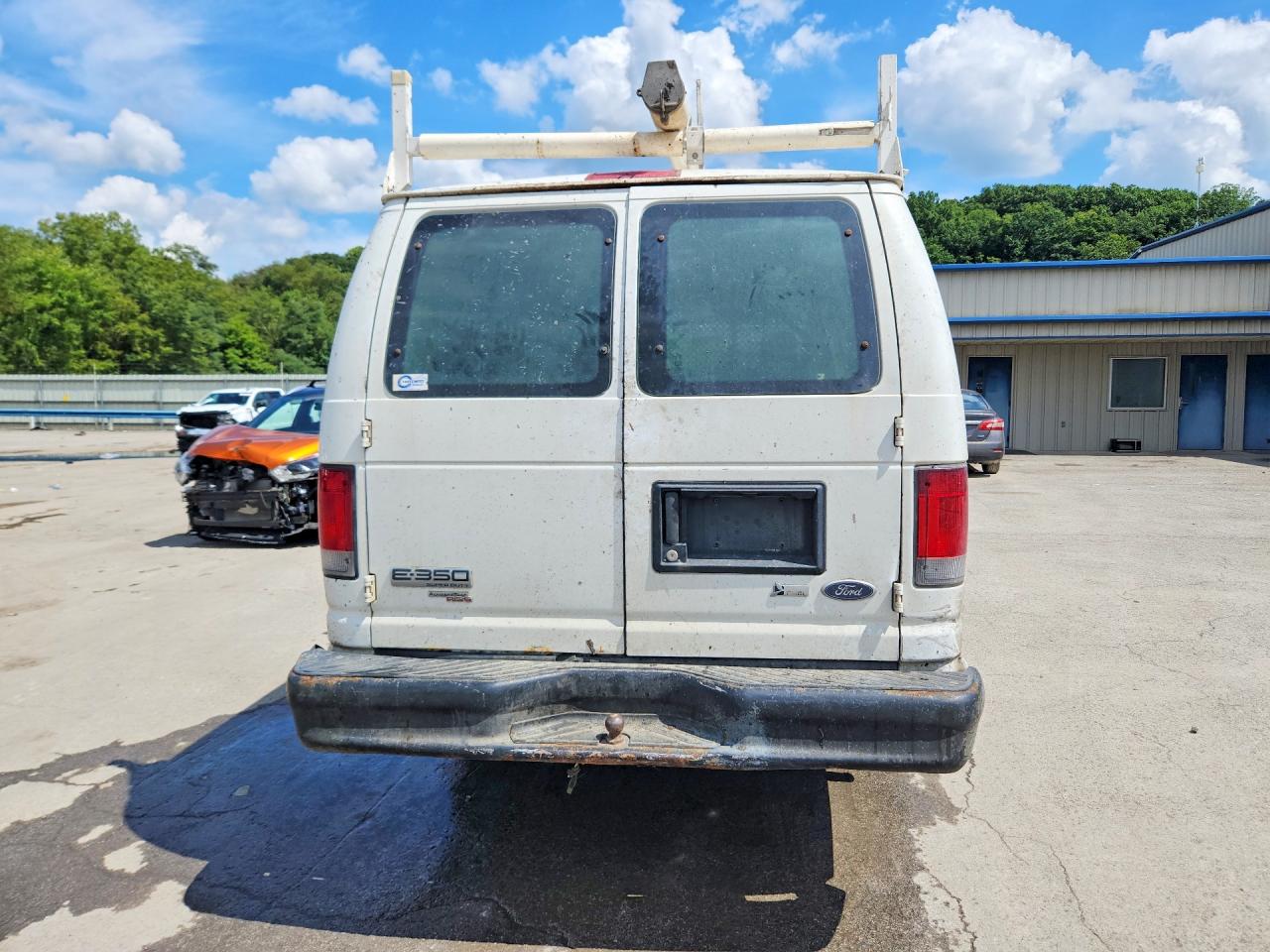 2013 Ford Econoline E350 Super Duty Van White vin: 1FTSS3EL4DDA38062