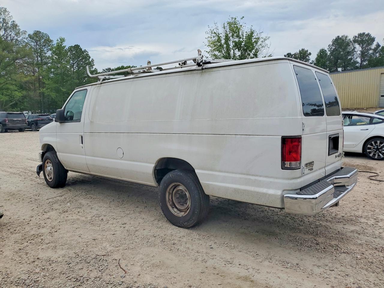 2014 Ford Econoline E350 Super Duty Van White vin: 1FTSS3EL4EDA64047