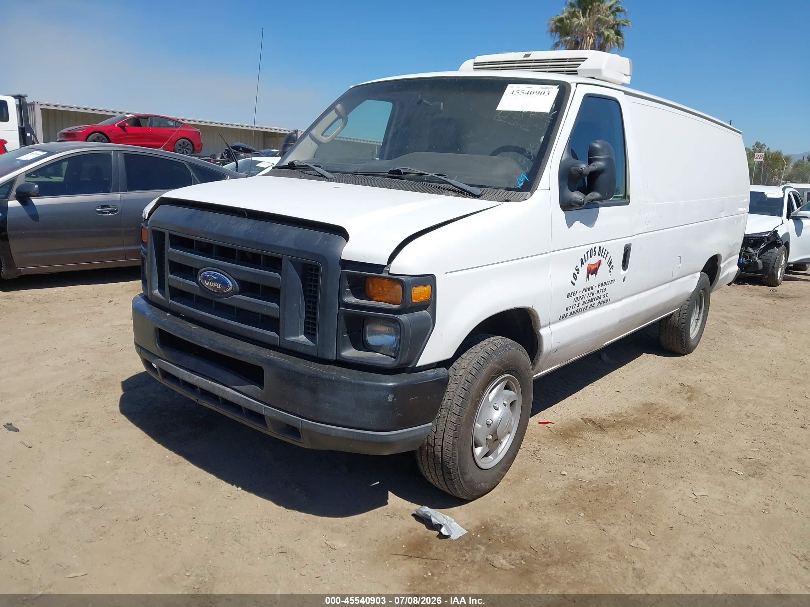 2014 Ford E-350 Super Duty Commercial White vin: 1FTSS3EL6EDA09325