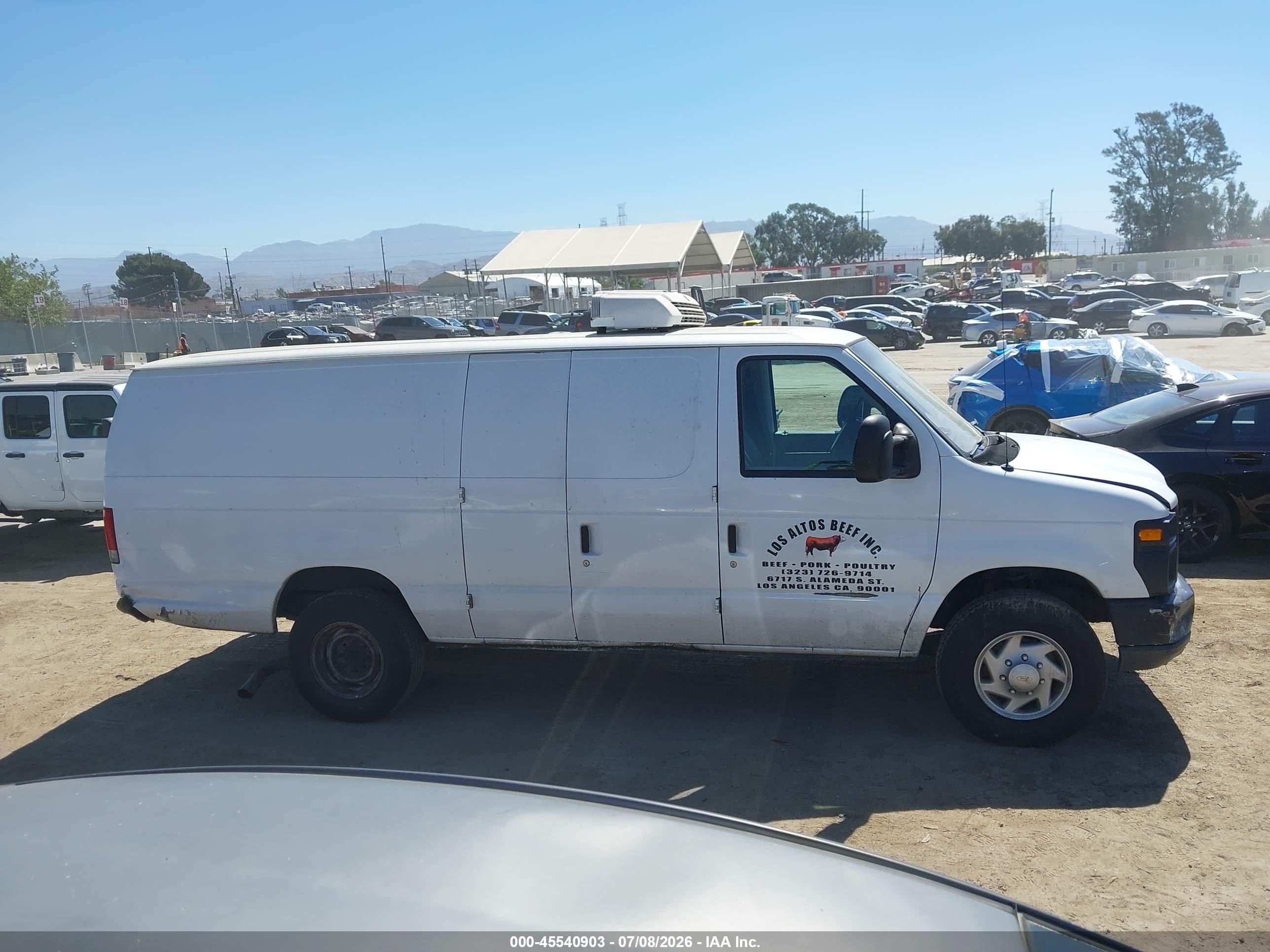 2014 Ford E-350 Super Duty Commercial White vin: 1FTSS3EL6EDA09325