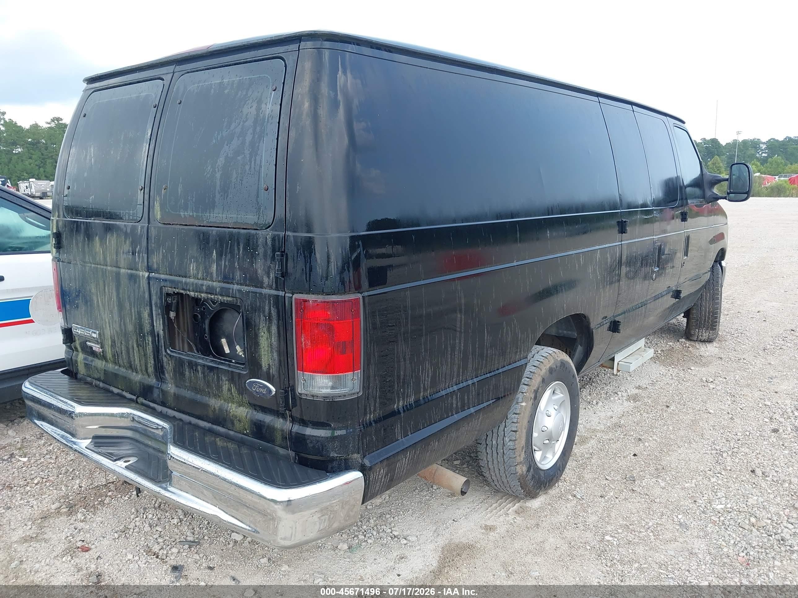 2013 Ford E-350 Super Duty Commercial Black vin: 1FTSS3ES6DDA08004