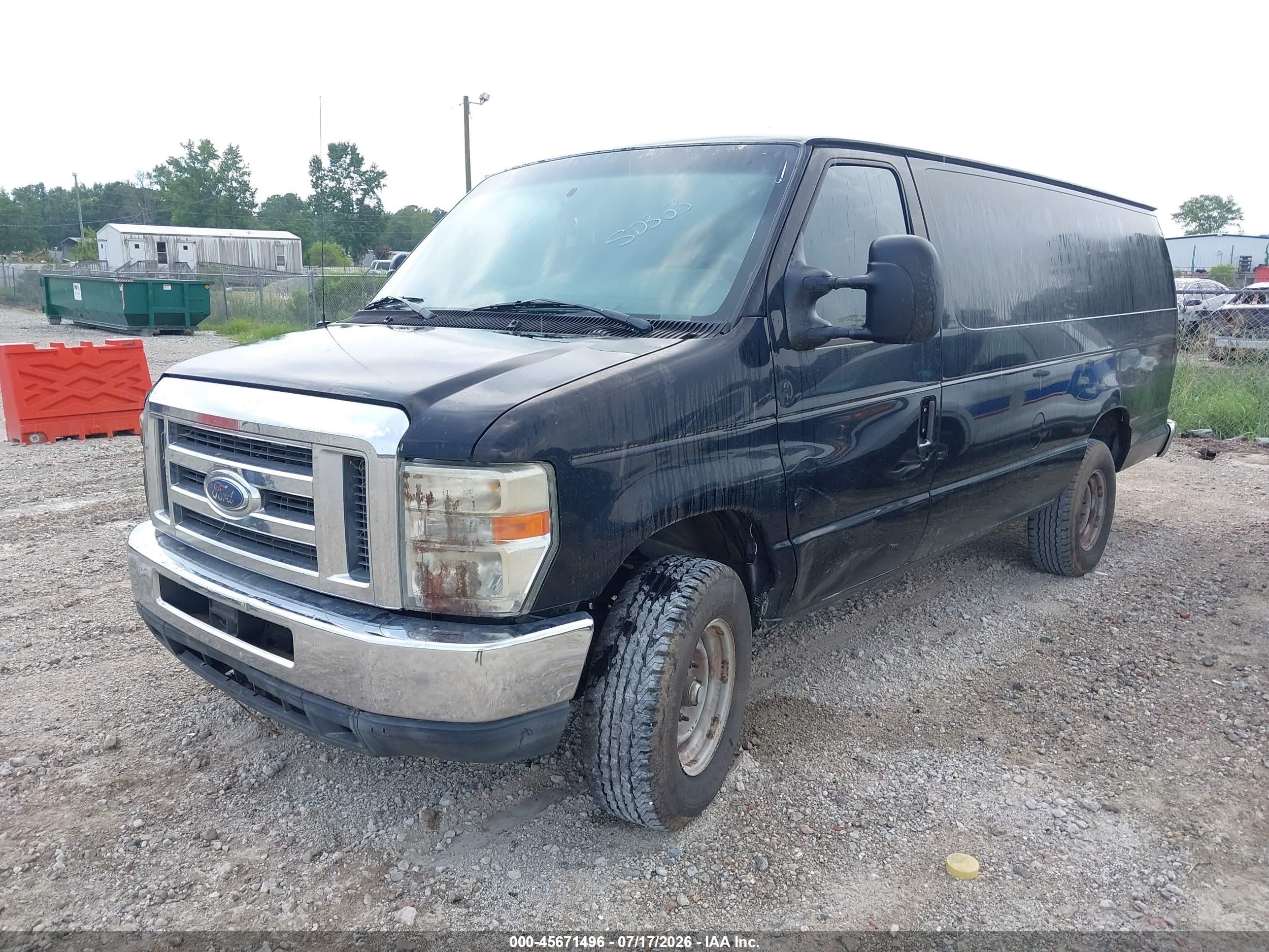2013 Ford E-350 Super Duty Commercial Black vin: 1FTSS3ES6DDA08004