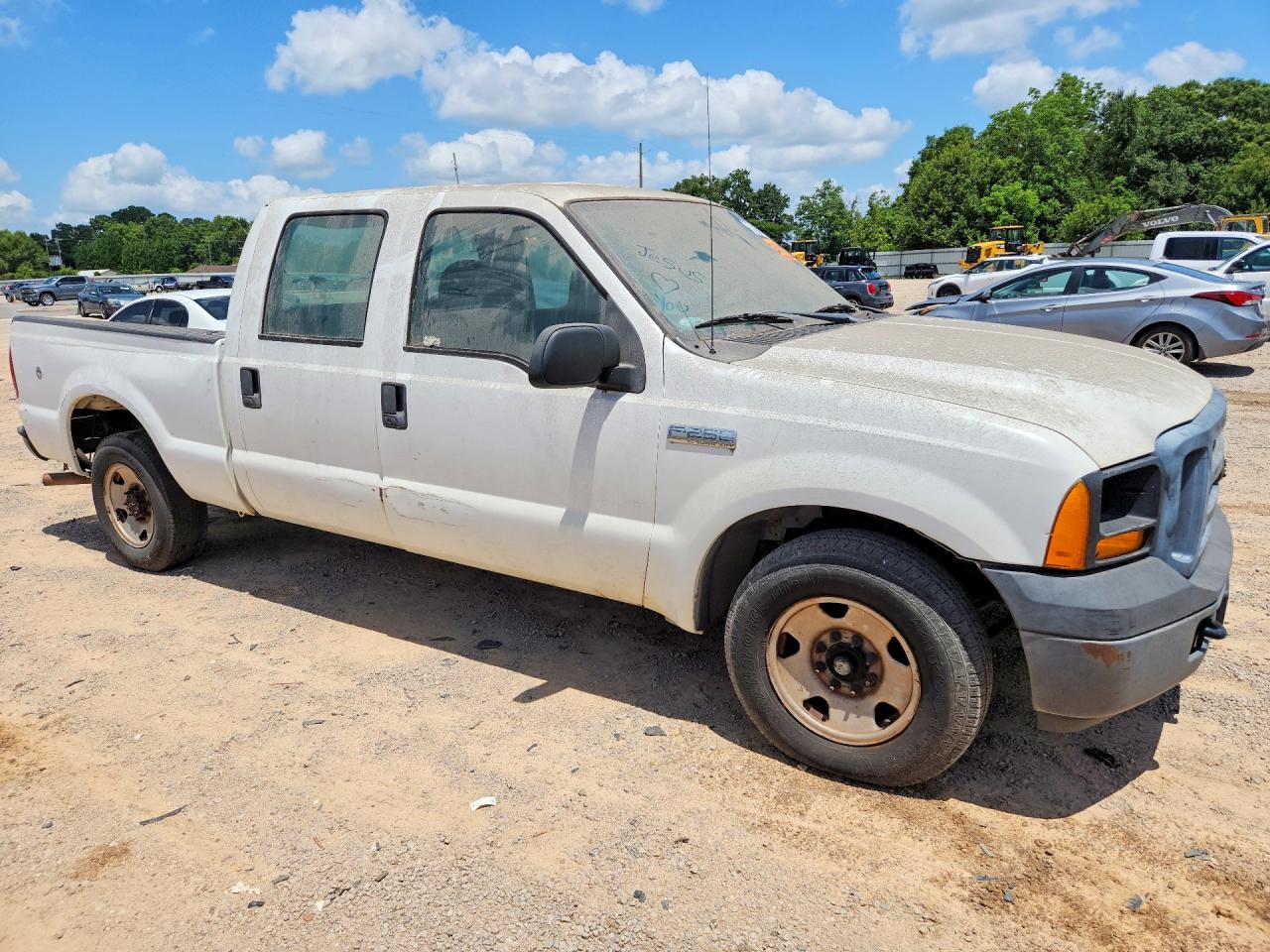2006 Ford F250 Super Duty White vin: 1FTSW20506EB64536