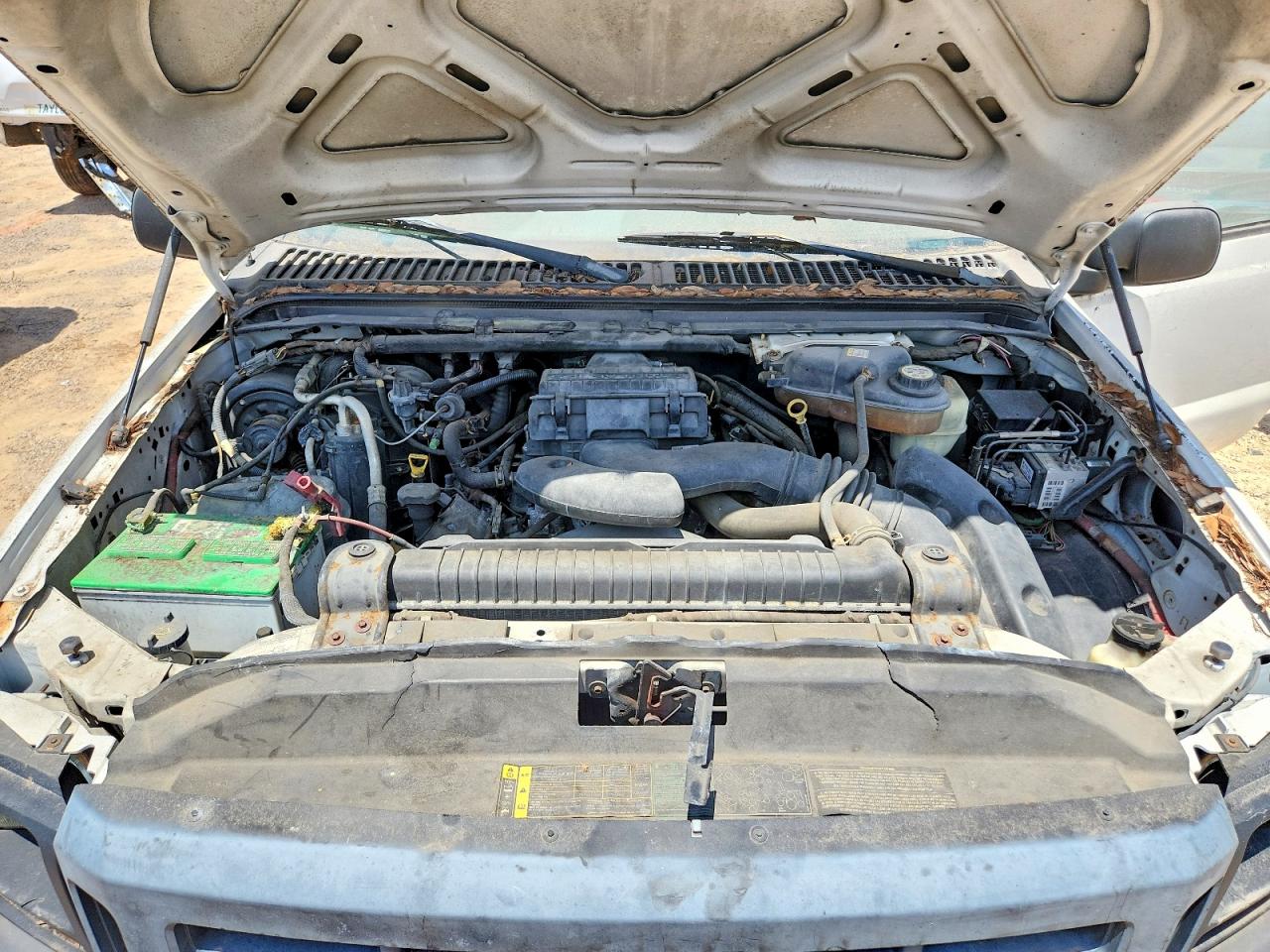 2006 Ford F250 Super Duty White vin: 1FTSW20506EB64536
