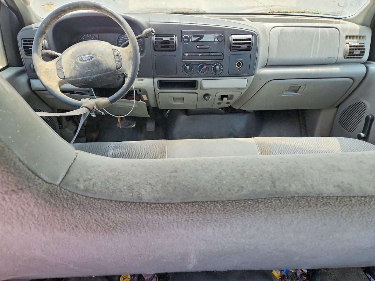 2006 Ford F250 Super Duty White vin: 1FTSW20506EB64536