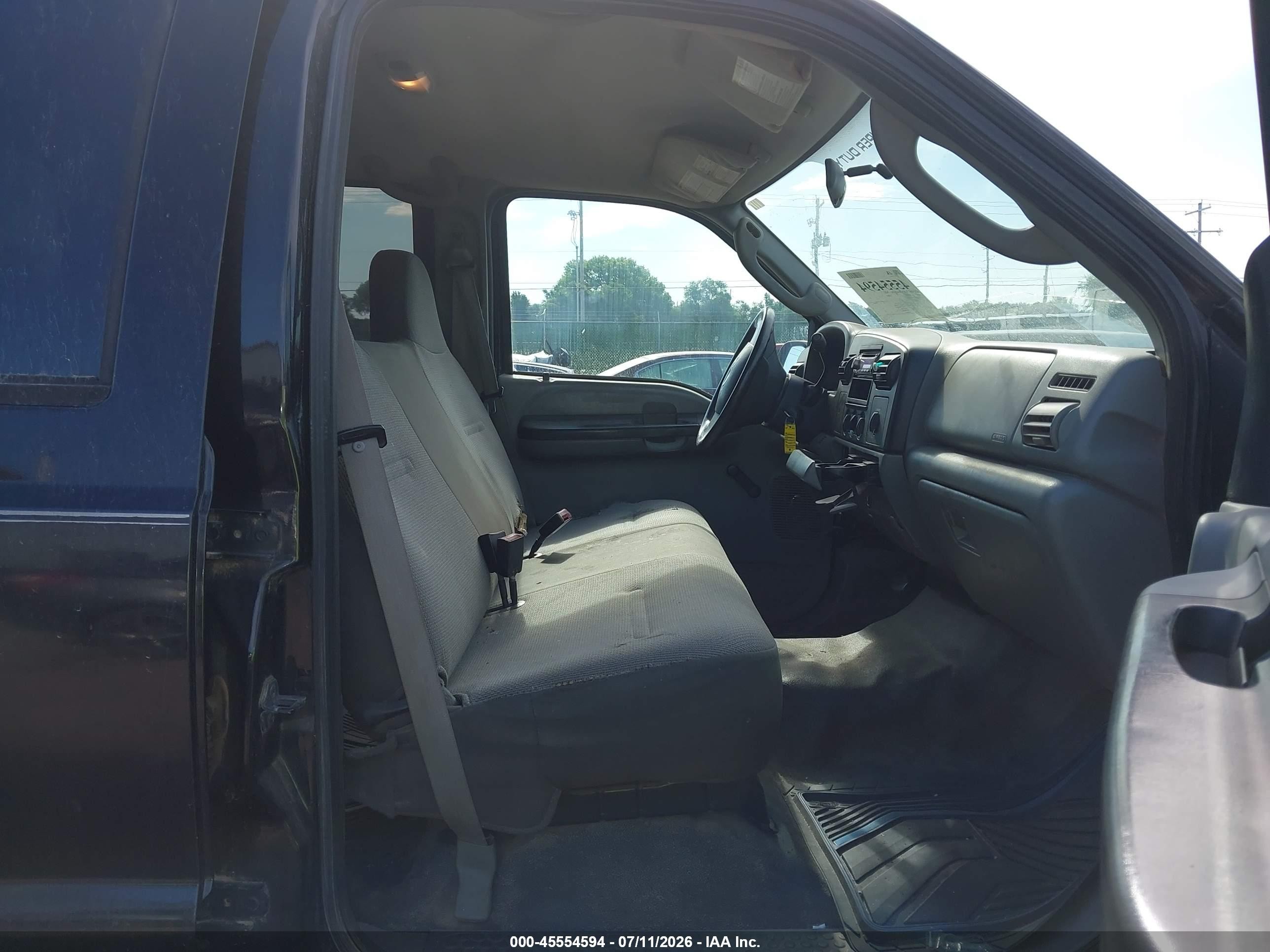 2006 Ford F-250 Lariat/xl/xlt Black vin: 1FTSW20536EC43439