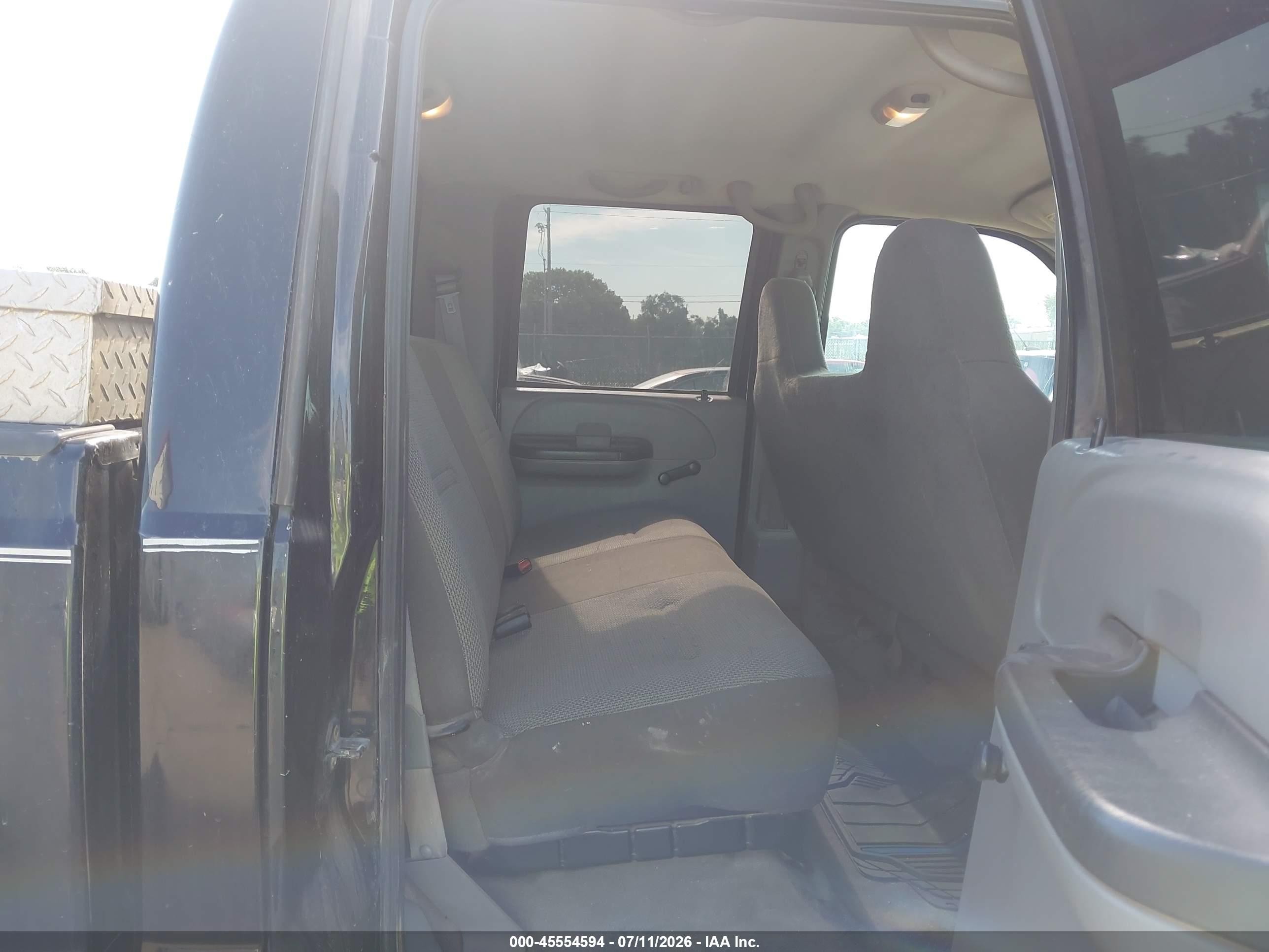 2006 Ford F-250 Lariat/xl/xlt Black vin: 1FTSW20536EC43439