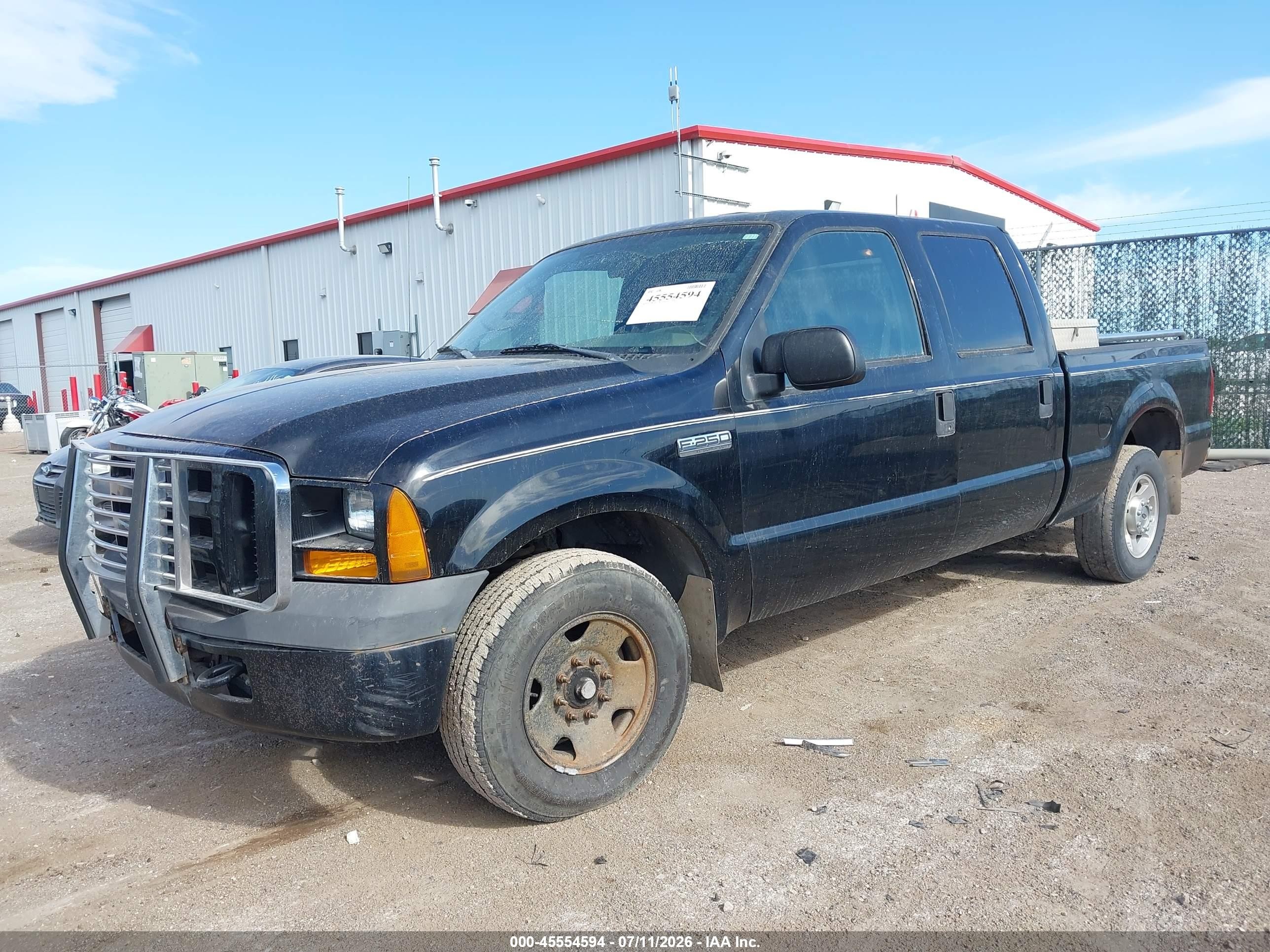 2006 Ford F-250 Lariat/xl/xlt Black vin: 1FTSW20536EC43439
