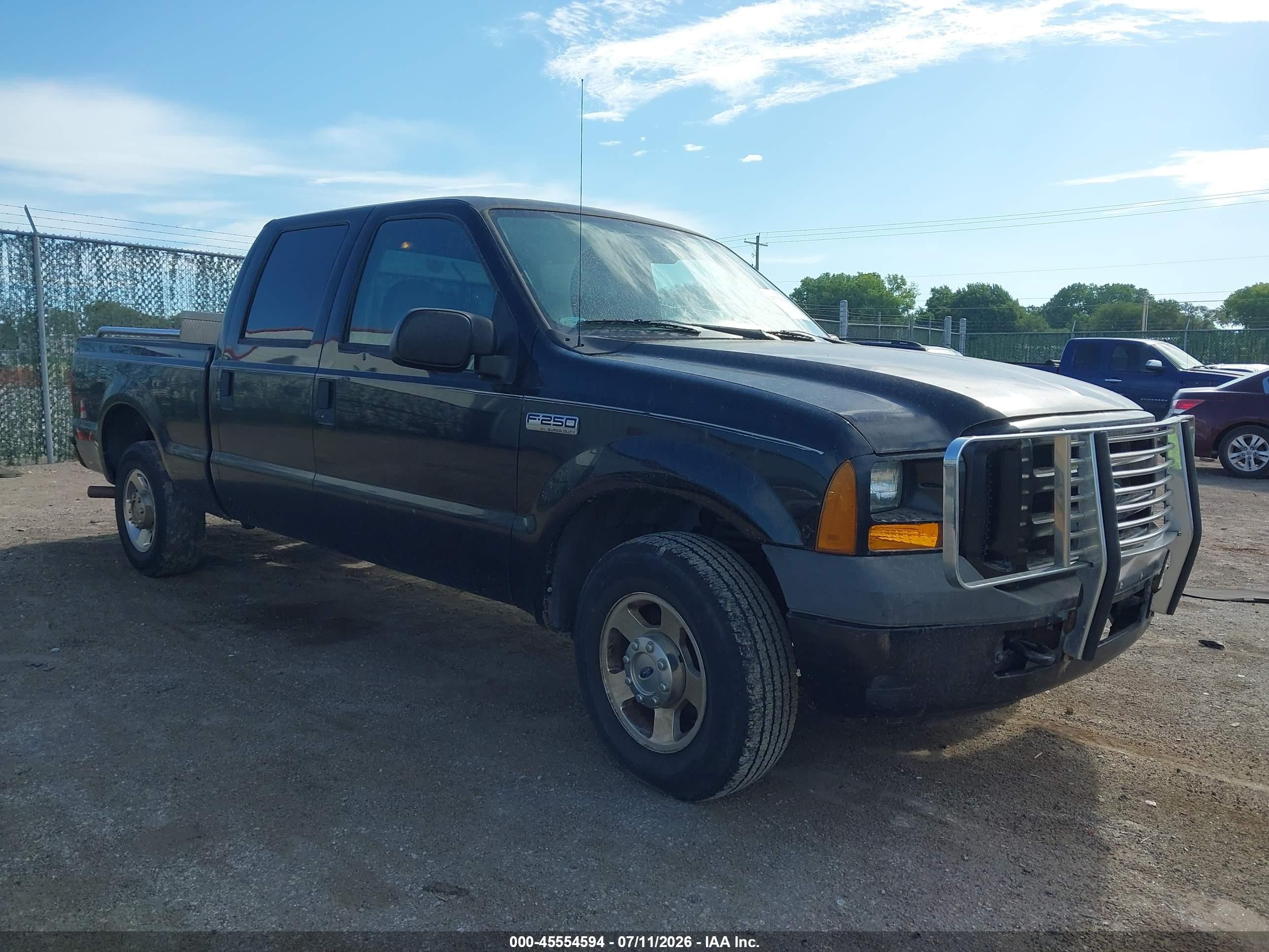2006 Ford F-250 Lariat/xl/xlt Black vin: 1FTSW20536EC43439