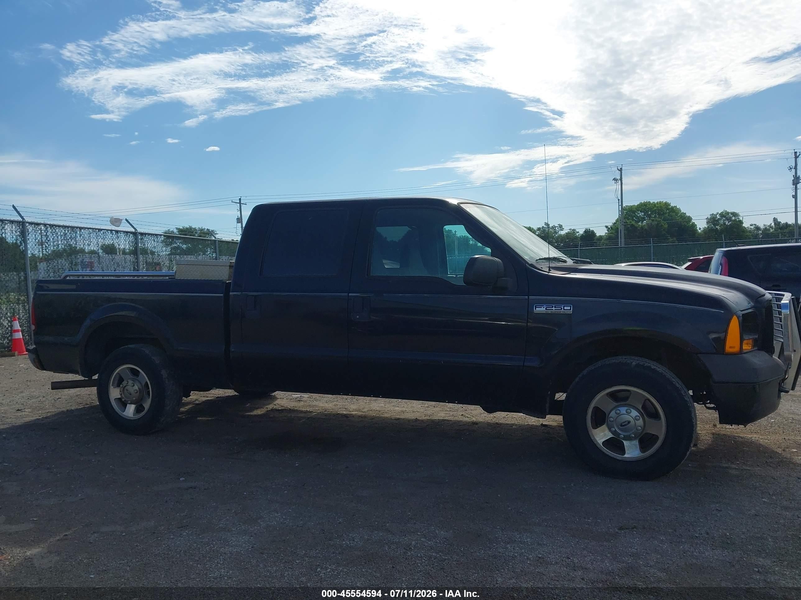 2006 Ford F-250 Lariat/xl/xlt Black vin: 1FTSW20536EC43439